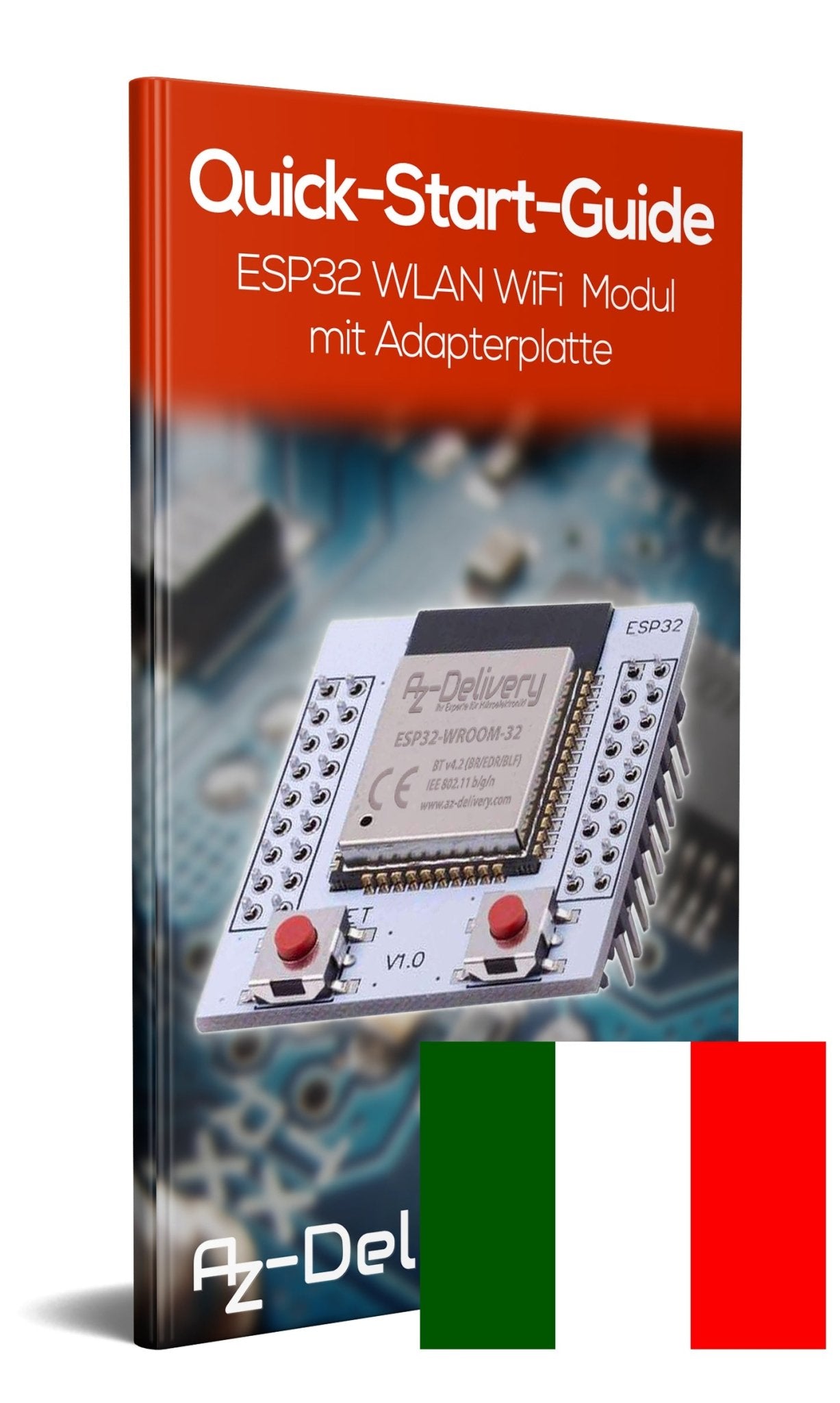 ESP32 Wlan WiFi Modul mit gratis Adapterplatte für Raspberry Pi und Mikrocontroller - AZ-Delivery