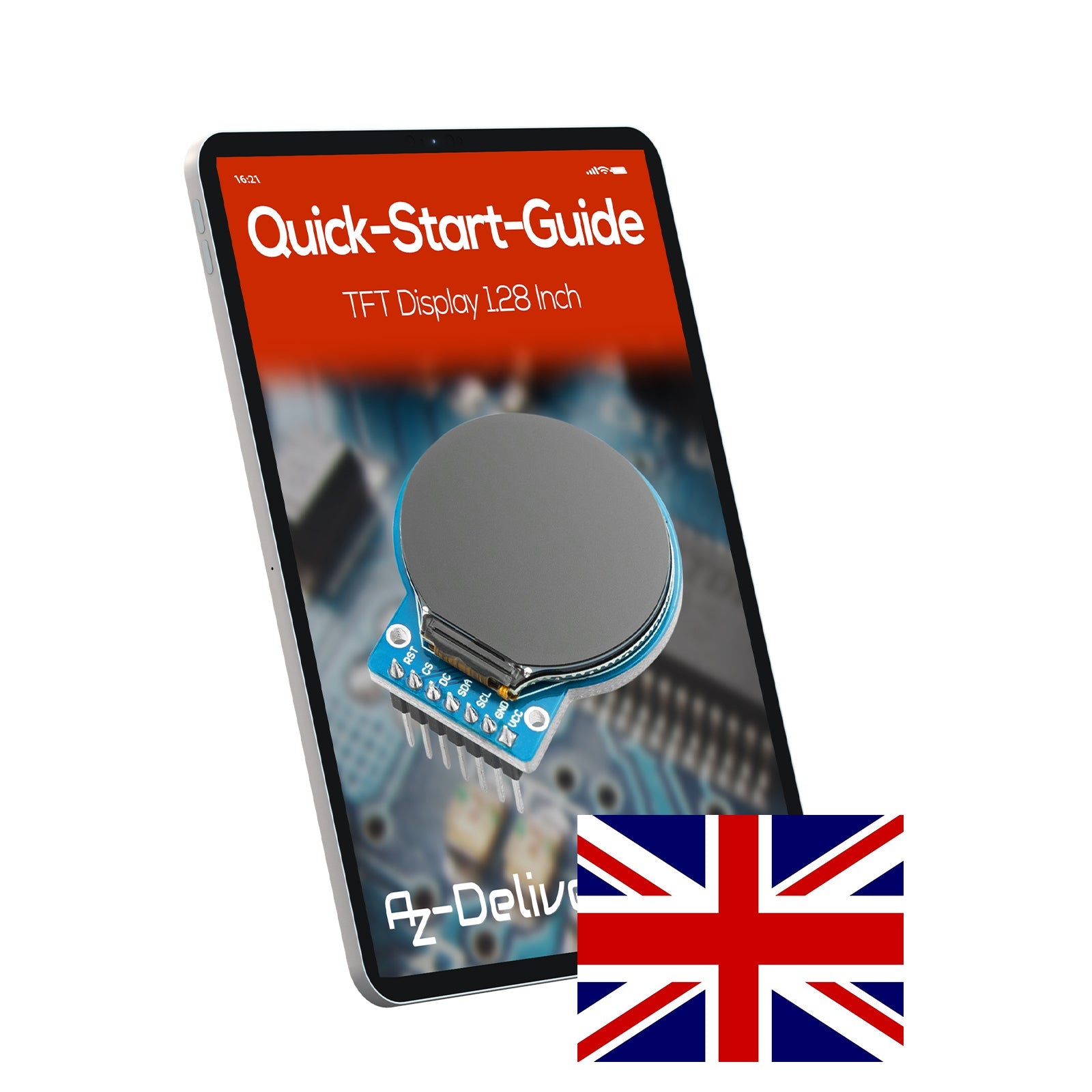 GC9A01 1.28-Zoll Rundes LCD TFT Display für Arduino - AZ-Delivery