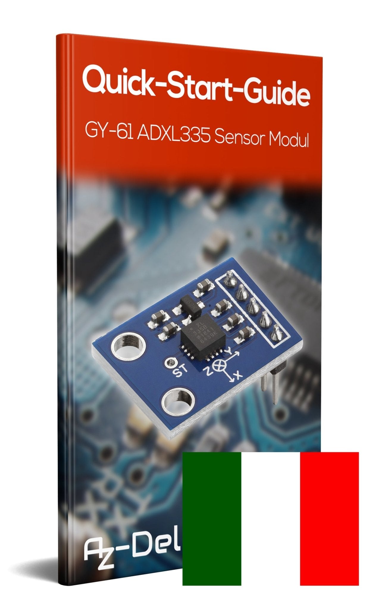 GY-61 ADXL335 Beschleunigungssensor 3-Axis Neigungswinkel Modul - AZ-Delivery