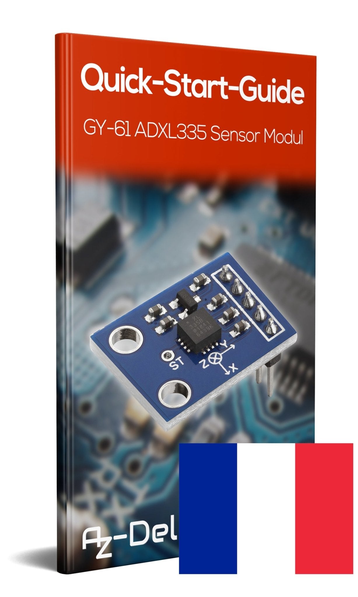 GY-61 ADXL335 Beschleunigungssensor 3-Axis Neigungswinkel Modul - AZ-Delivery