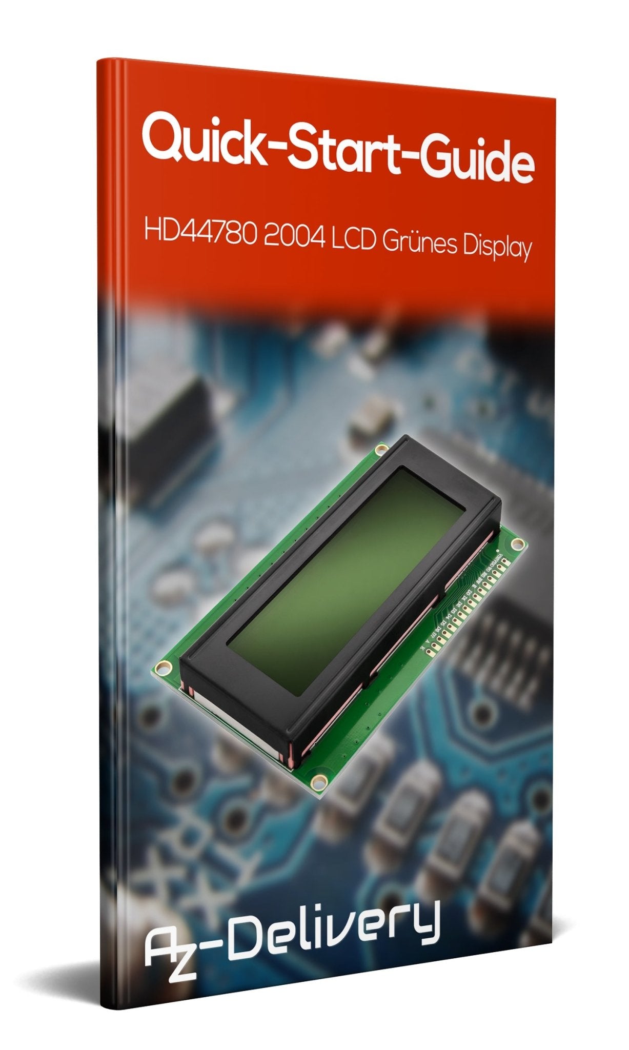 HD44780 2004 LCD Display 4x20 Zeichen Grün - AZ-Delivery