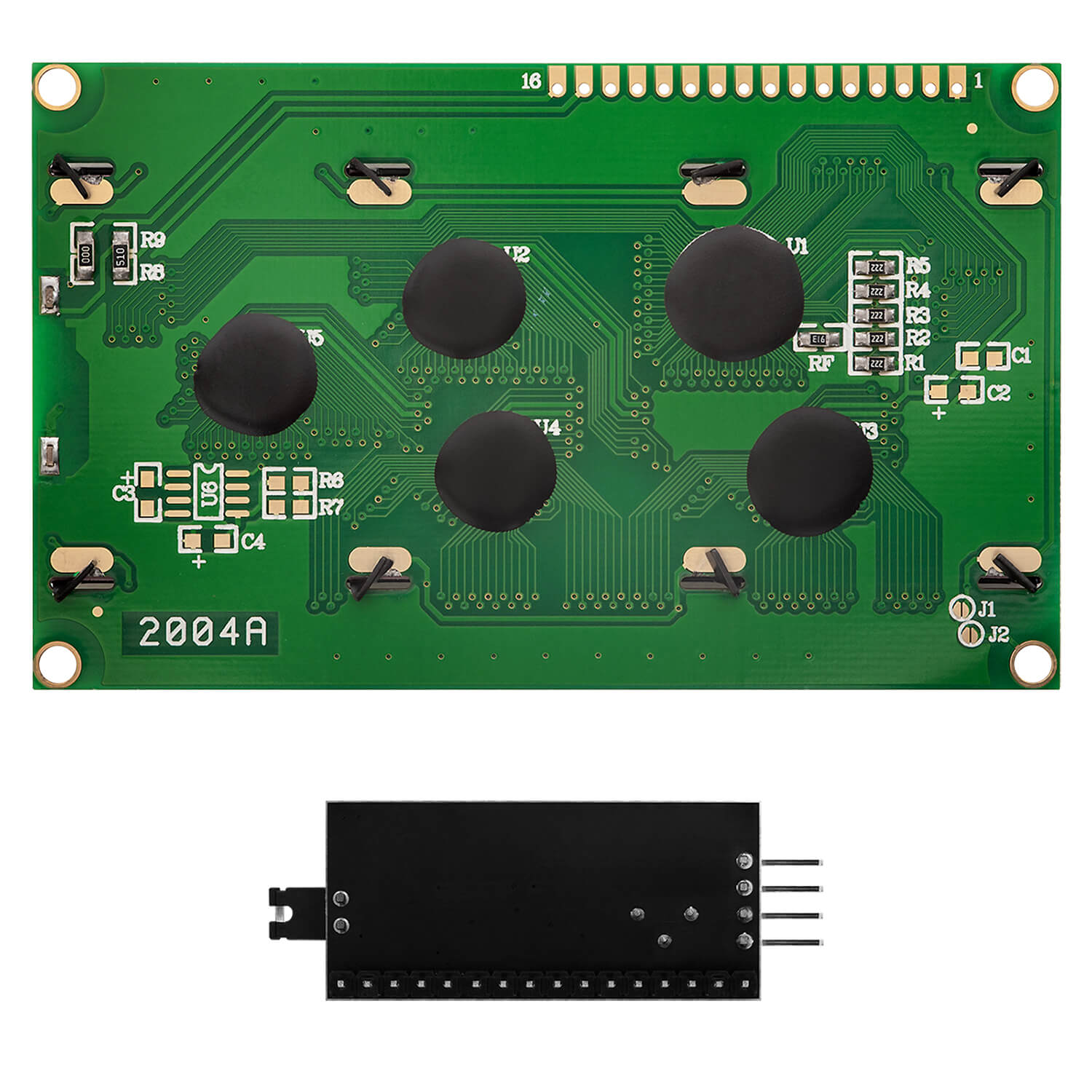 HD44780 2004 LCD Display Bundle 4x20 Zeichen mit I2C Schnittstelle Grün - AZ-Delivery