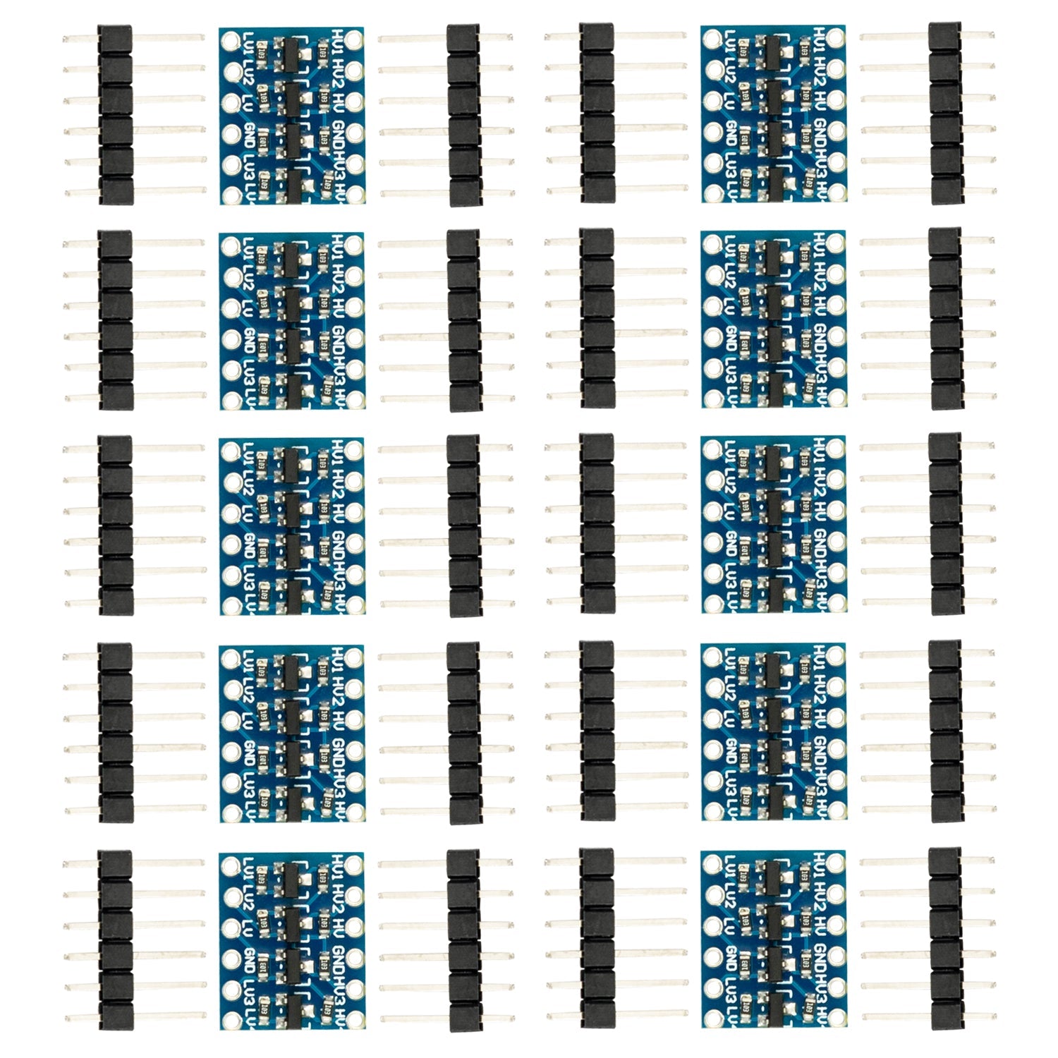 IOT 4 Kanal IIC I2C Premium Pegelwandler | Bi-direktionales Modul 5V zu 3.3V | Kompatibel mit Arduino und Raspberry - AZ-Delivery