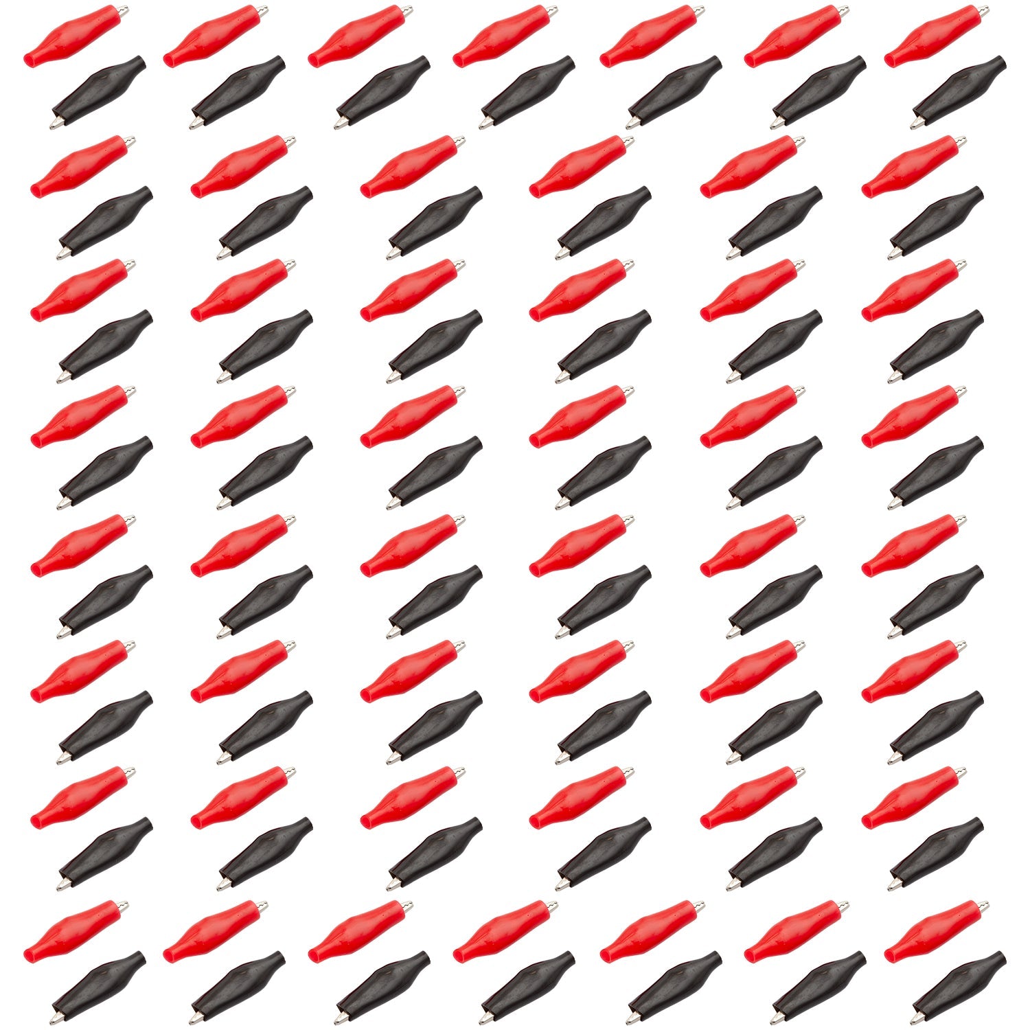 Krokodilklemmen 28mm Elektroklemme mit Schutzisolierung in Rot und Schwarz - AZ-Delivery