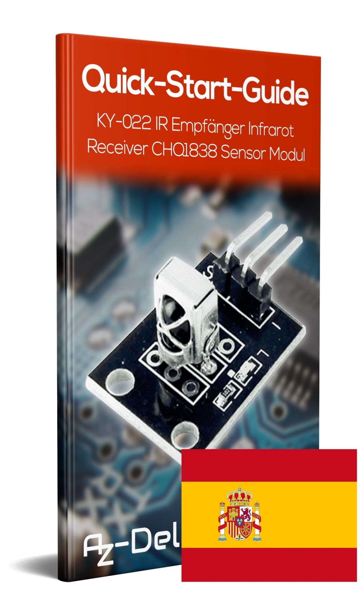 KY-022 Set IR Empfänger Infrarot Receiver CHQ1838 Sensor Modul - AZ-Delivery