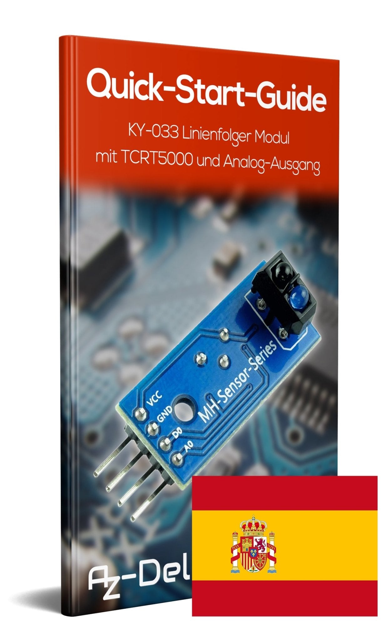 KY-033 Linienfolger Modul mit TCRT5000 und Analog-Ausgang - AZ-Delivery