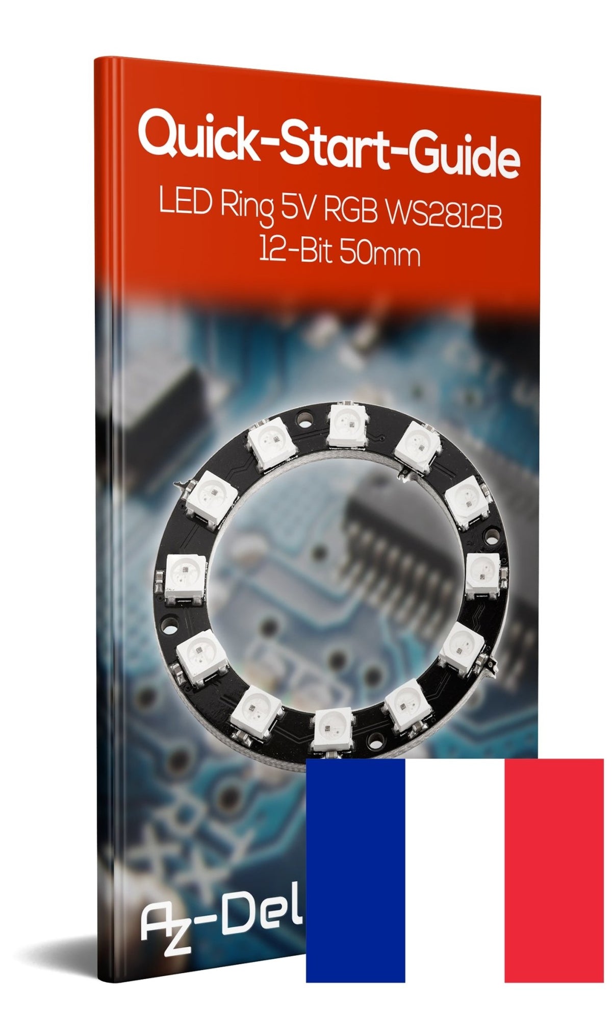 LED Ring 5V RGB WS2812B 12-Bit 50mm - AZ-Delivery