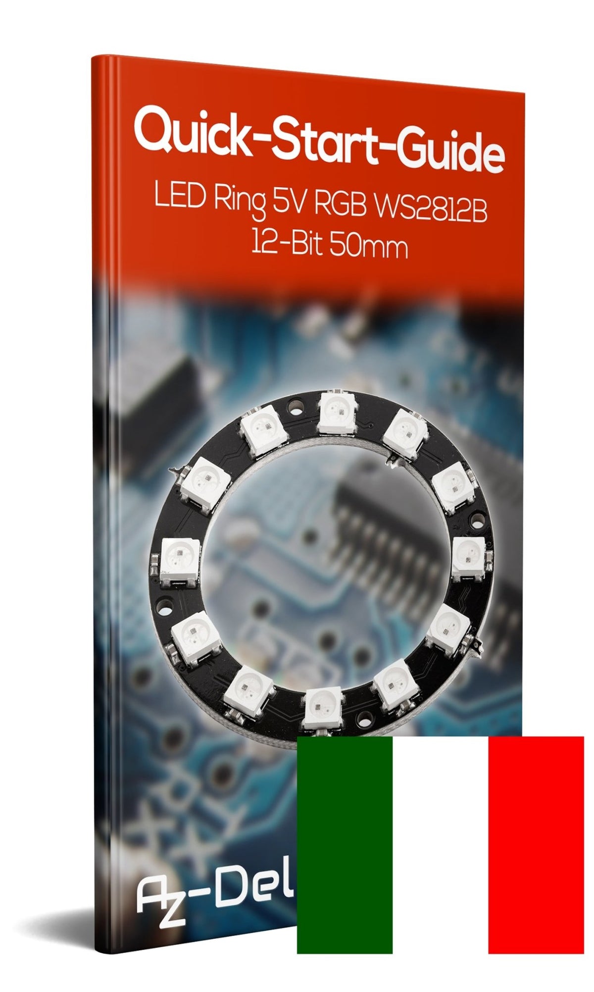 LED Ring 5V RGB WS2812B 12-Bit 50mm - AZ-Delivery