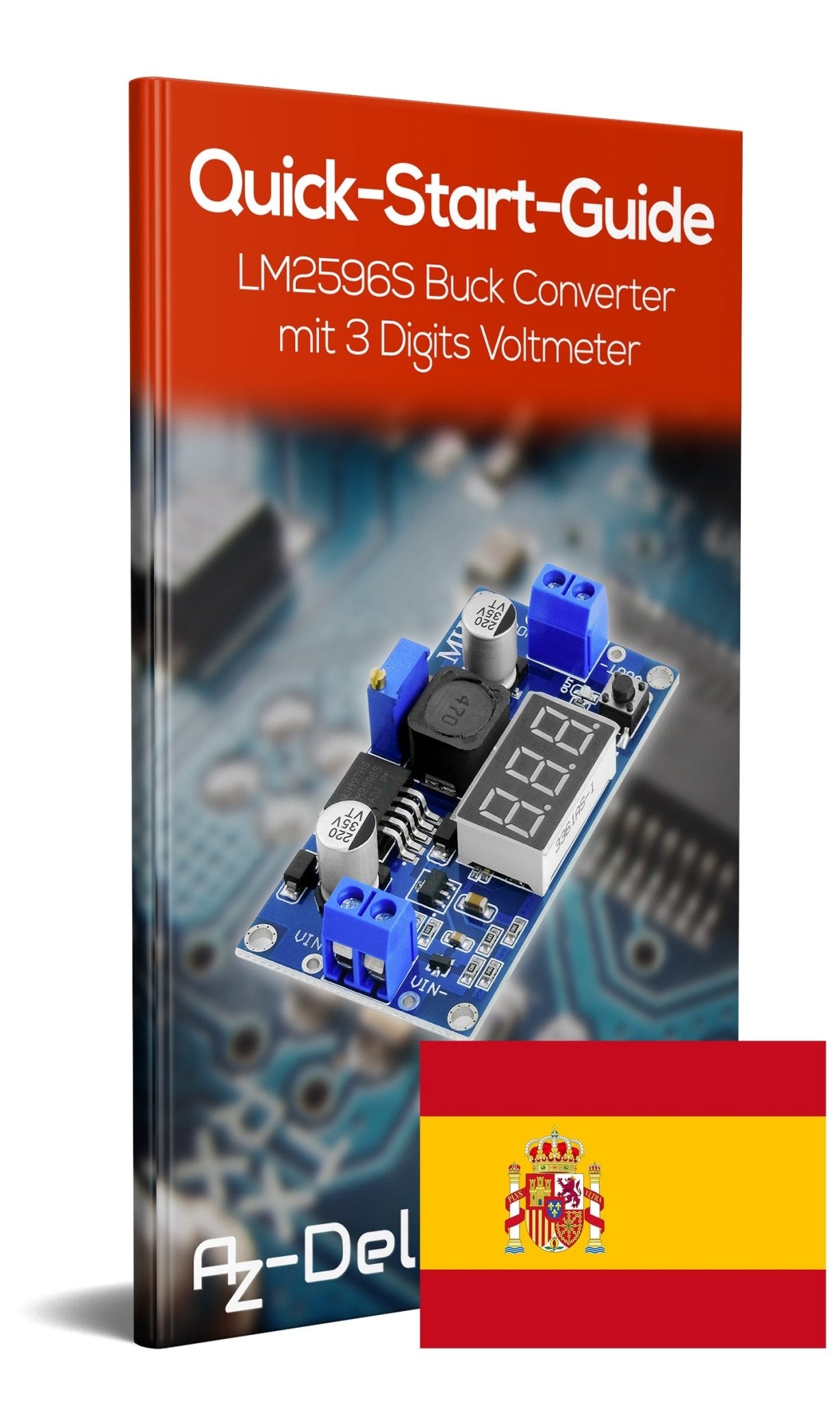 LM2596S Step-down DC-DC Buck Converter mit 3-stelliger Digitalanzeige - AZ-Delivery