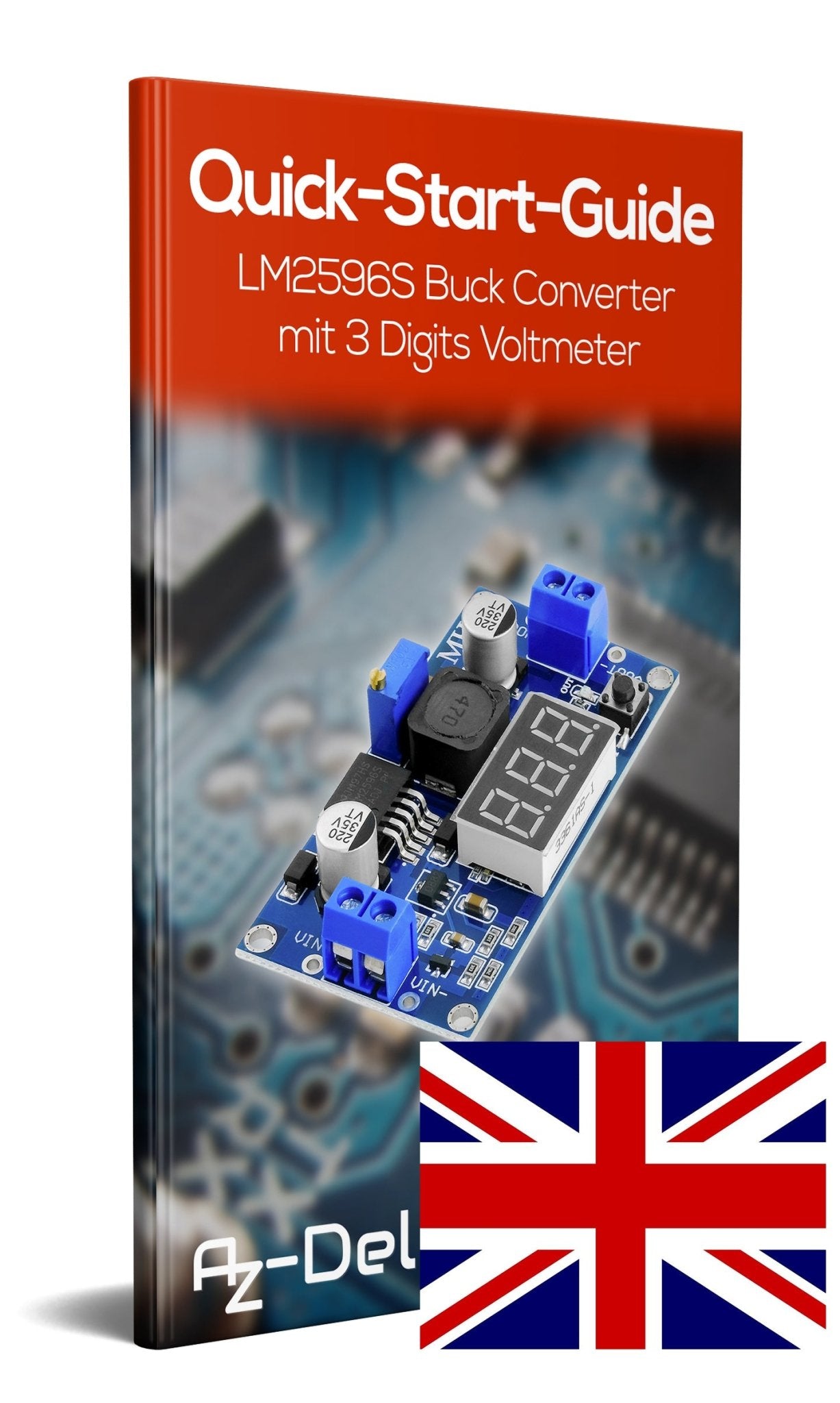 LM2596S Step-down DC-DC Buck Converter mit 3-stelliger Digitalanzeige - AZ-Delivery