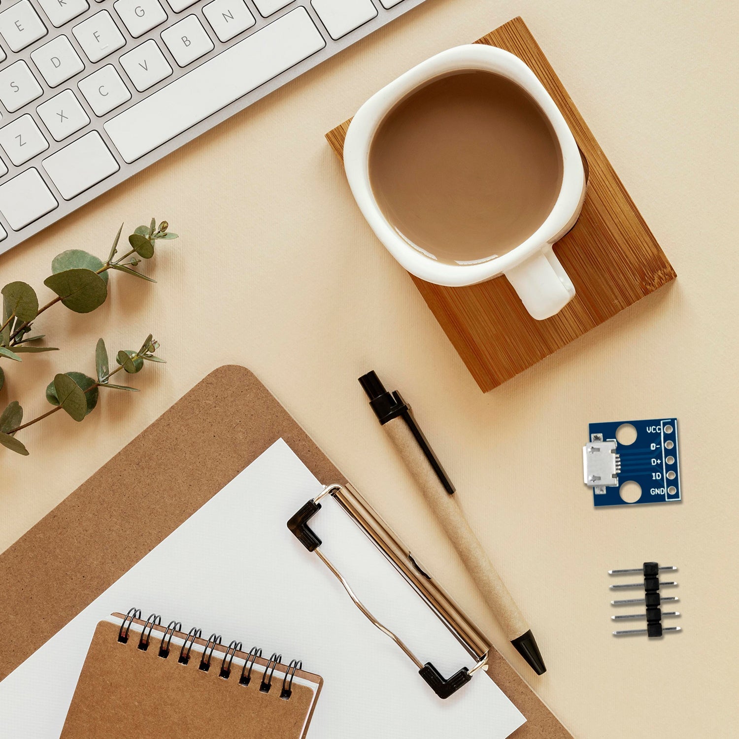 Micro-USB-Anschlussbuchse | USB-Stromversorgungsschnittstelle | 5V-Strommodul | kompatibel mit Arduino - AZ-Delivery