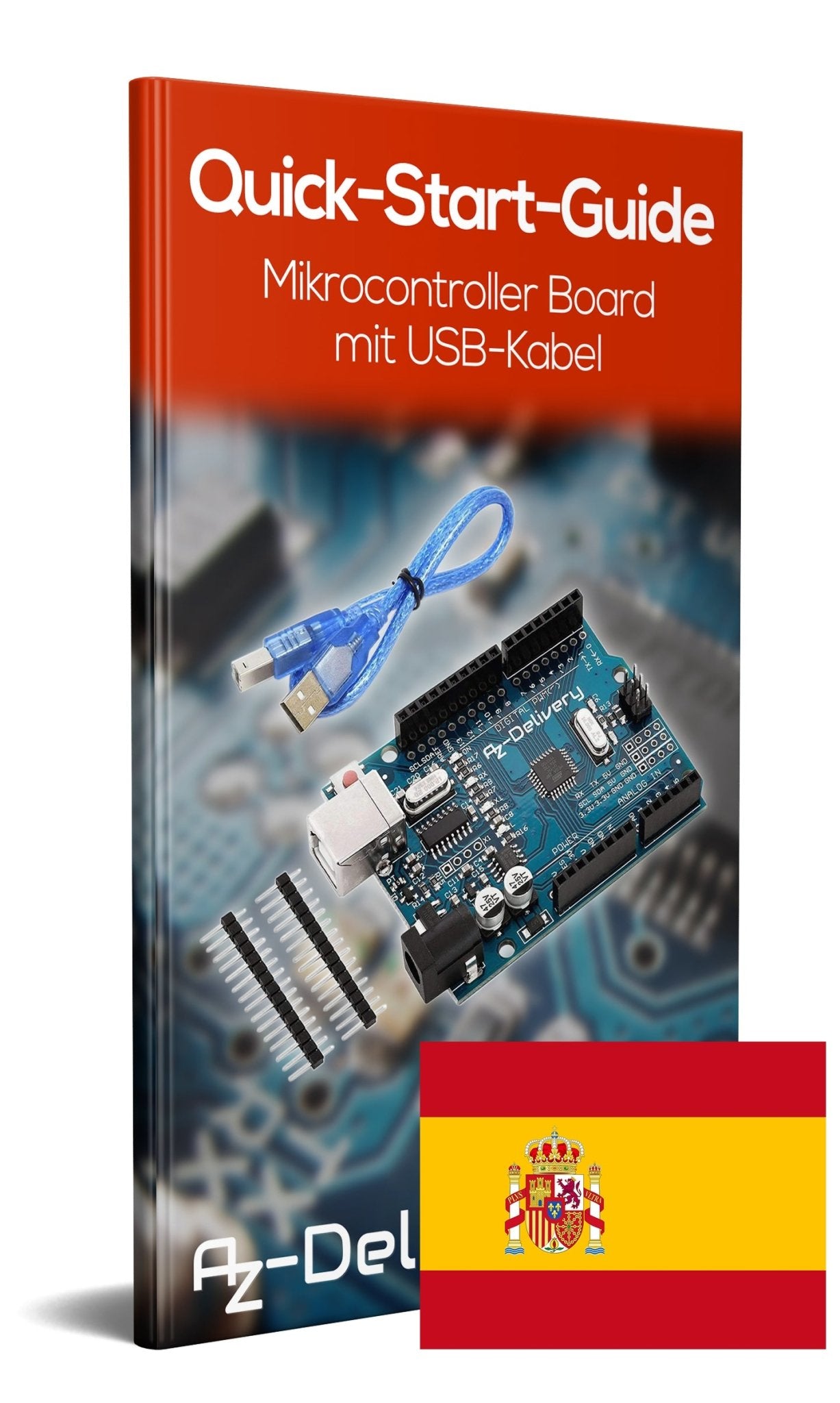 Mikrocontroller Board ATmega328 mit USB-Kabel - AZ-Delivery