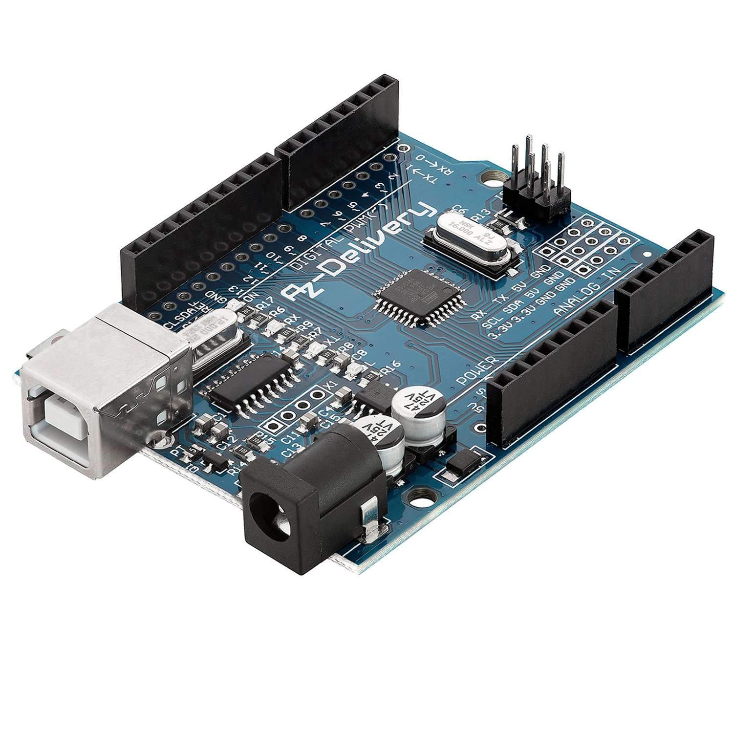 Mikrocontroller Board AZ-ATmega328-Board mit USB-Kabel - AZ-Delivery