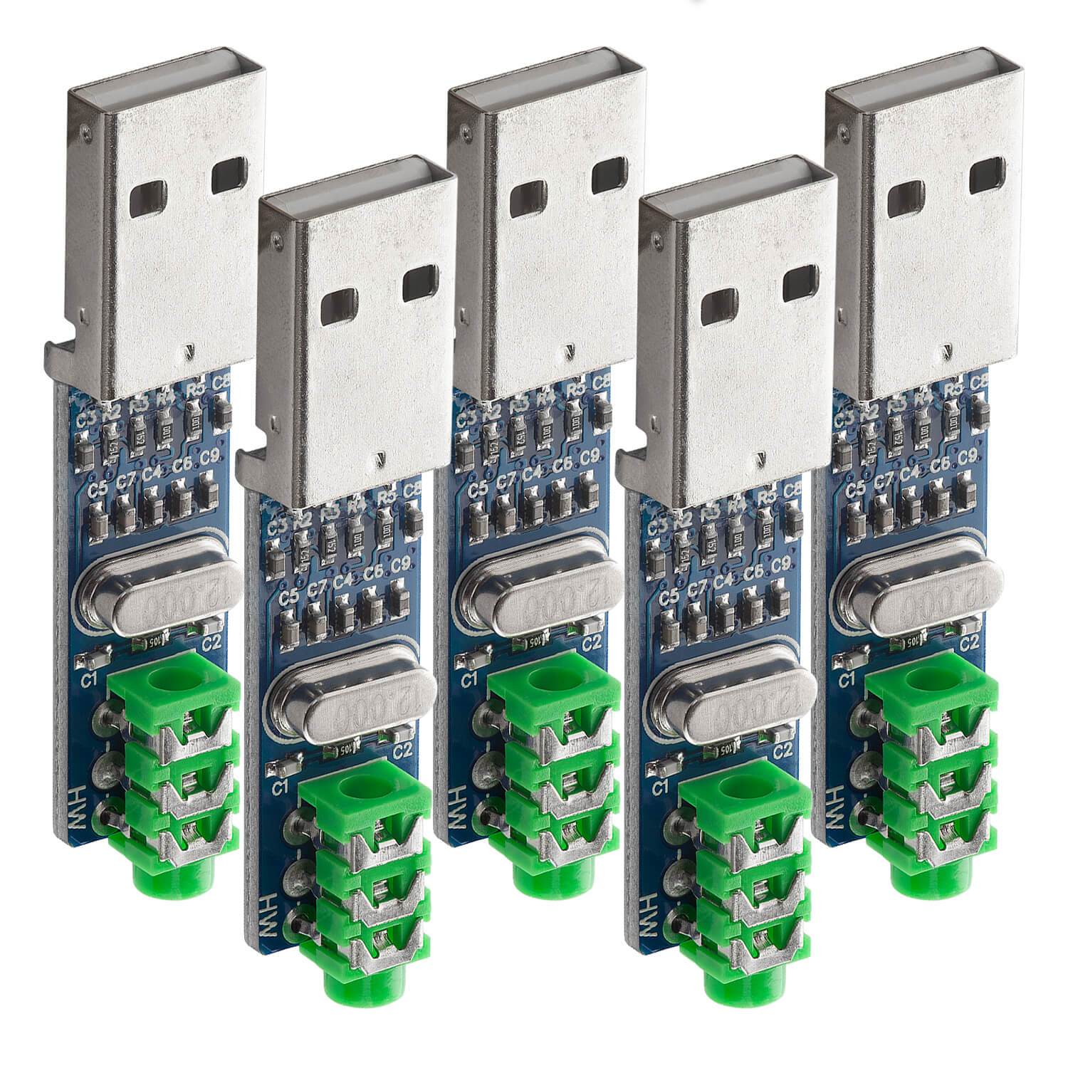 Mini PCM2704 USB Sound Karte DAC Decoder Board DV 5V für Raspberry Pi - AZ-Delivery