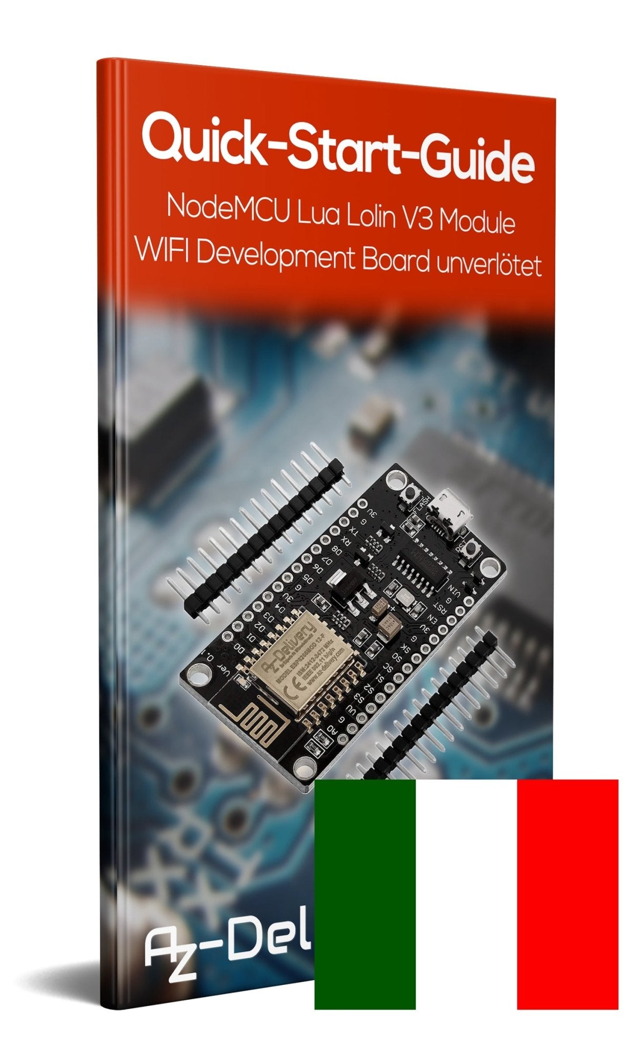 NodeMCU Lua Lolin V3 Module ESP8266 ESP-12F WIFI Development Board unverlötet - AZ-Delivery