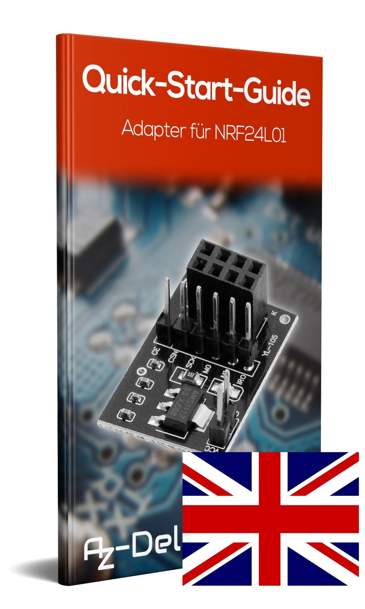 NRF24L01 Adapter für NRF24L01 RF Wireless Transceiver Modul - AZ-Delivery