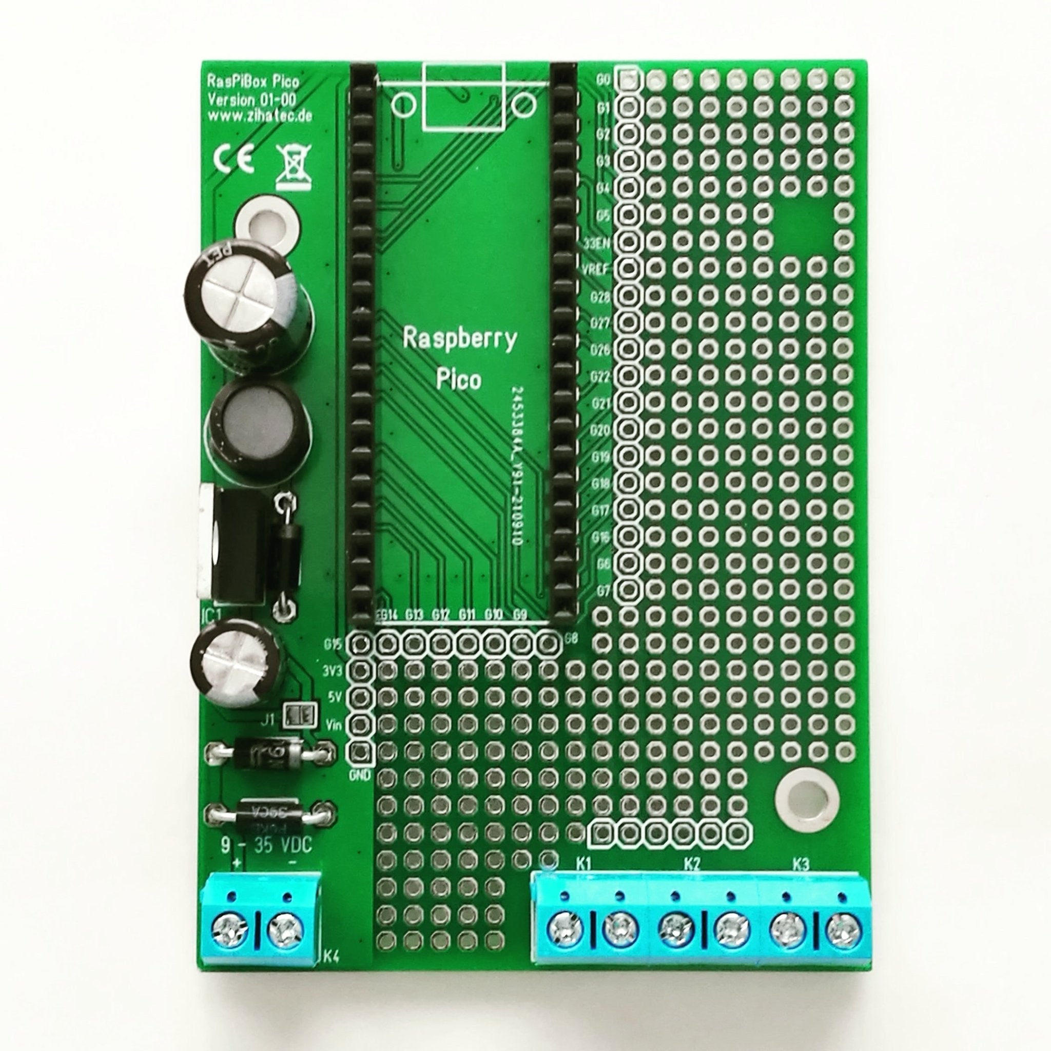 RasPiBox Pico - Hutschienen Montage- und Anschluss Set - AZ-Delivery