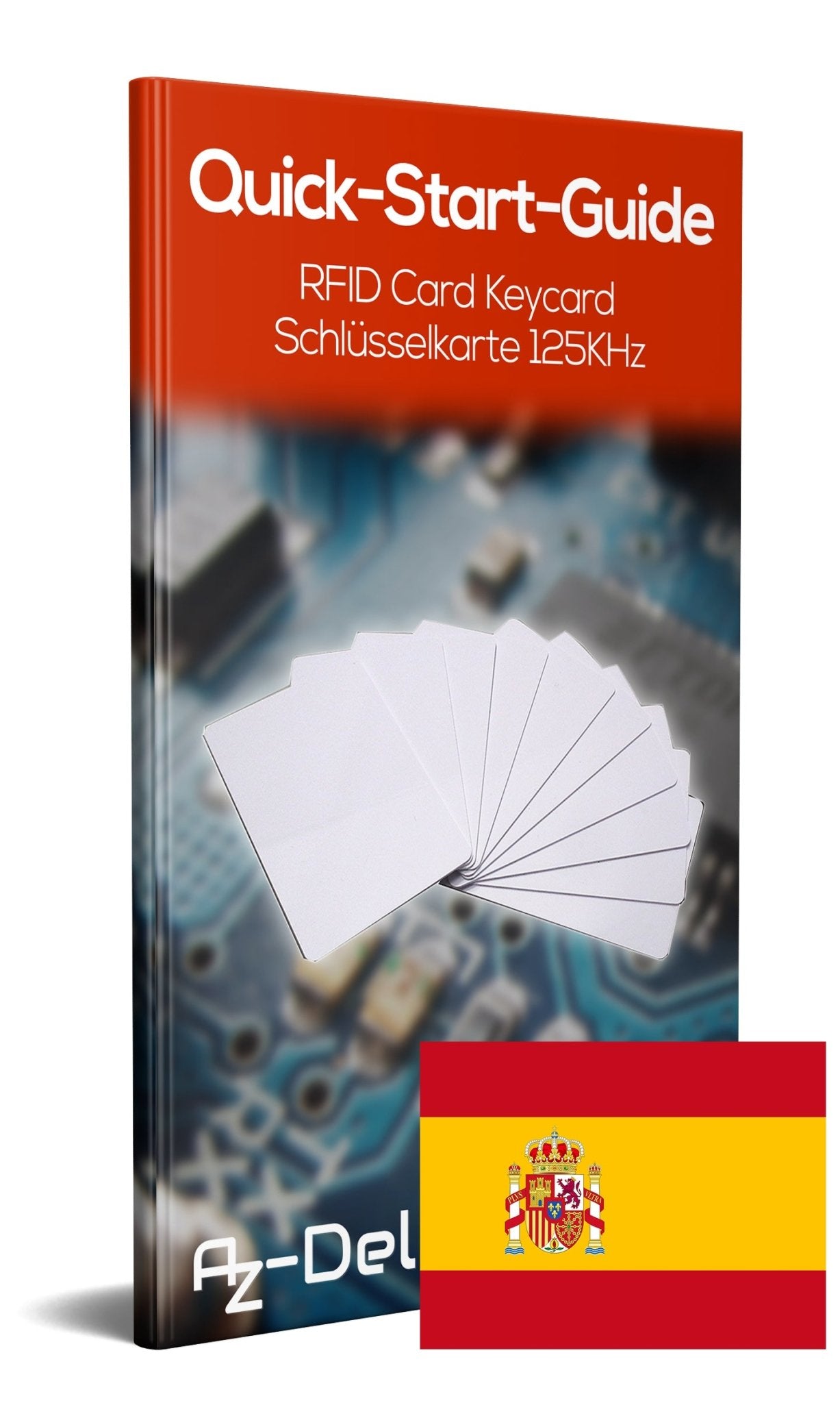 RFID Card Keycard/Schlüsselkarte 125KHz weiß, durchnummeriert - AZ-Delivery
