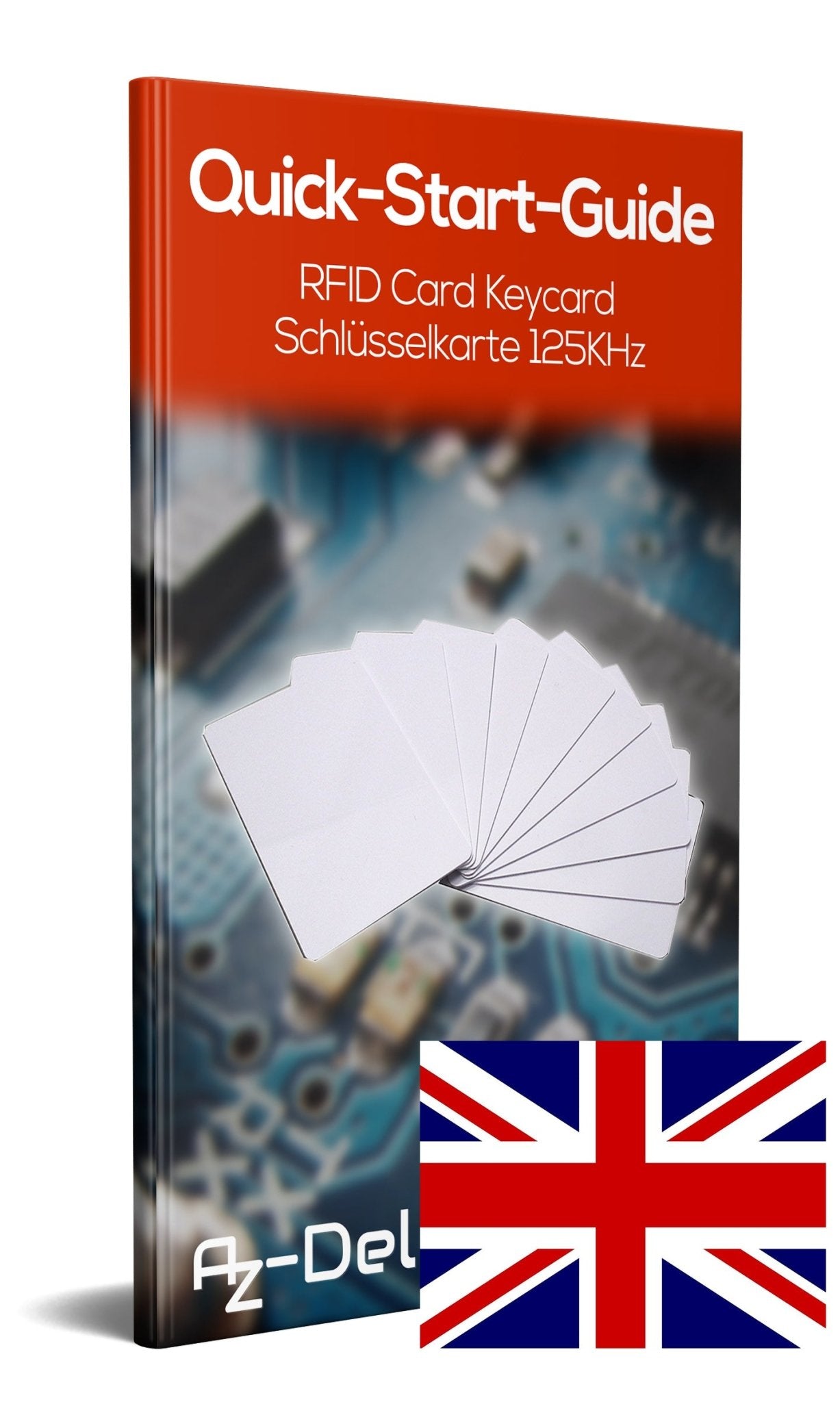 RFID Card Keycard/Schlüsselkarte 125KHz weiß, durchnummeriert - AZ-Delivery