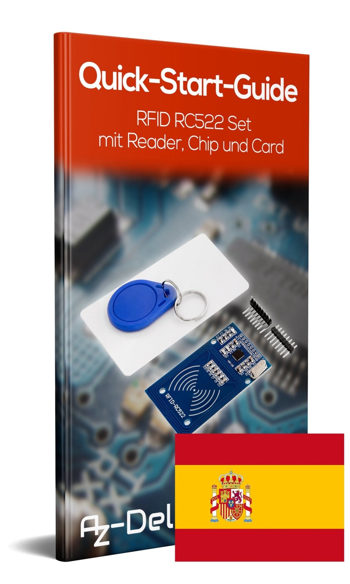 RFID Kit RC522 mit Reader, Chip und Card für Raspberry Pi (13,56MHz) - AZ-Delivery