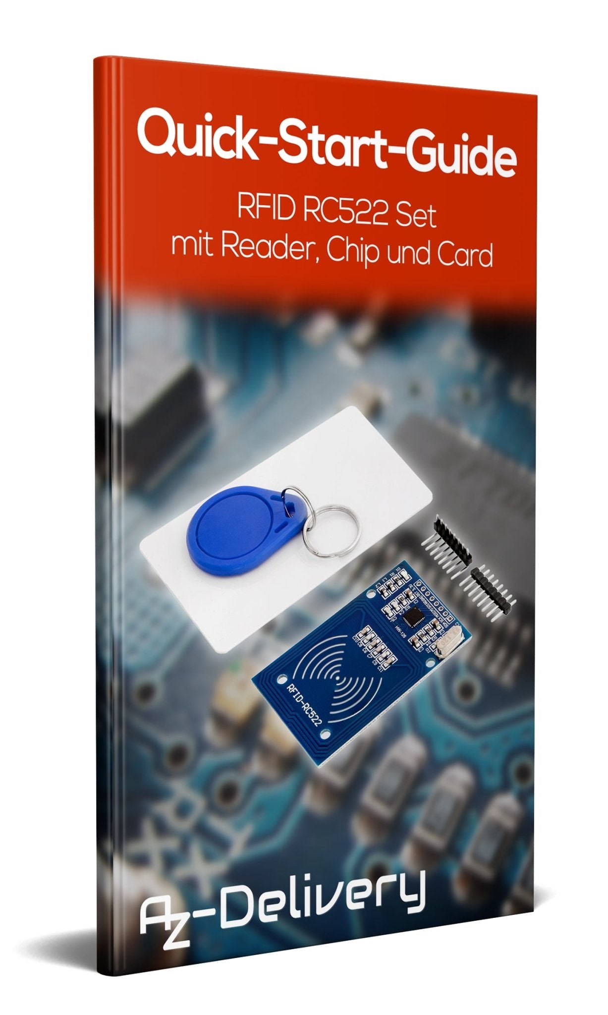 RFID Kit RC522 mit Reader, Chip und Card für Raspberry Pi und Co. (13,56MHz) - AZ-Delivery