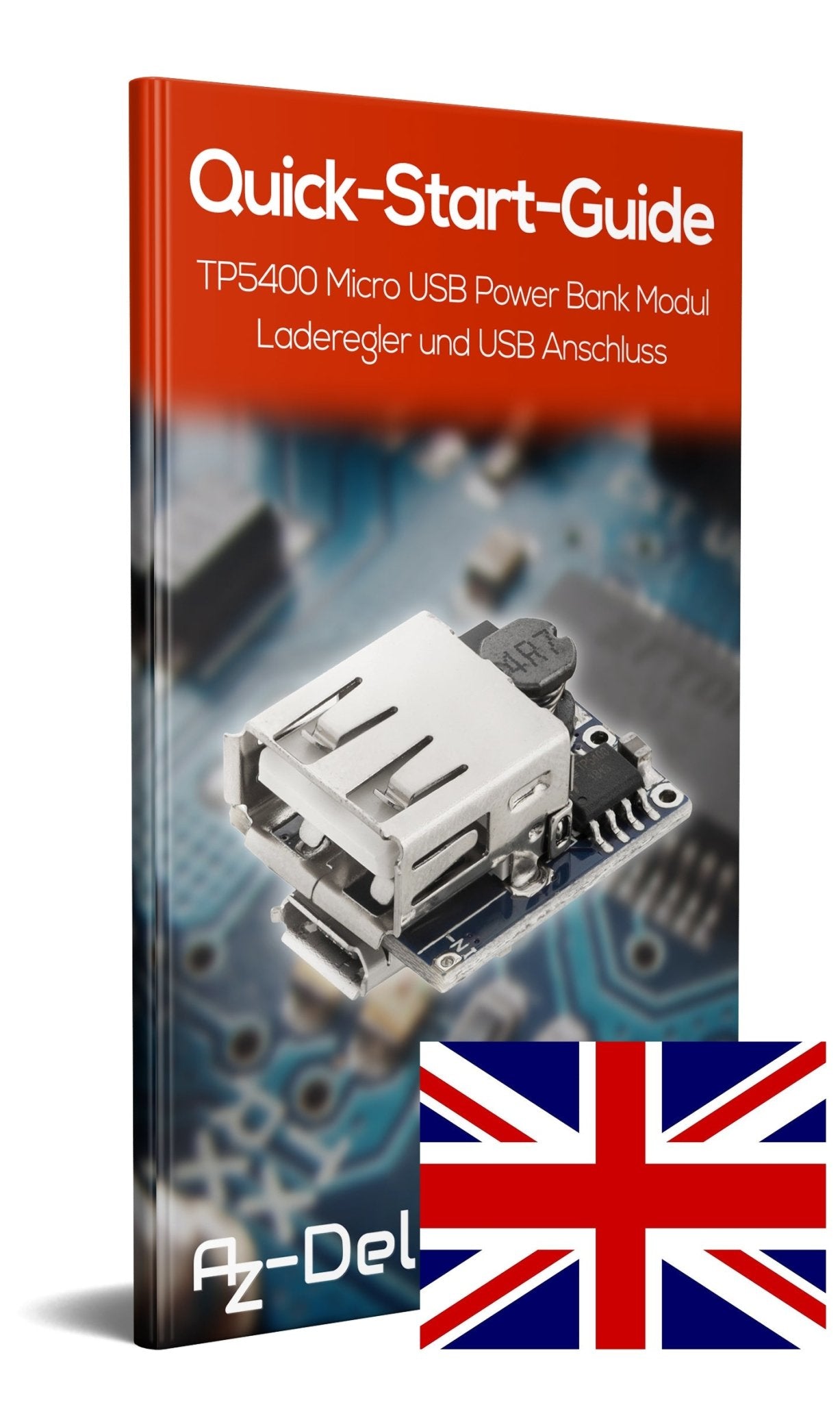 TP5400 Micro USB Power Bank Modul Laderegler und USB Anschluss - AZ-Delivery