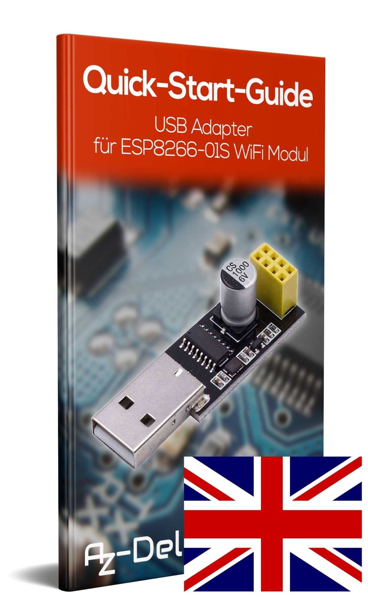 USB-zu-ESP8266 01 Serial Wireless Wifi Module für ESP-01 - AZ-Delivery