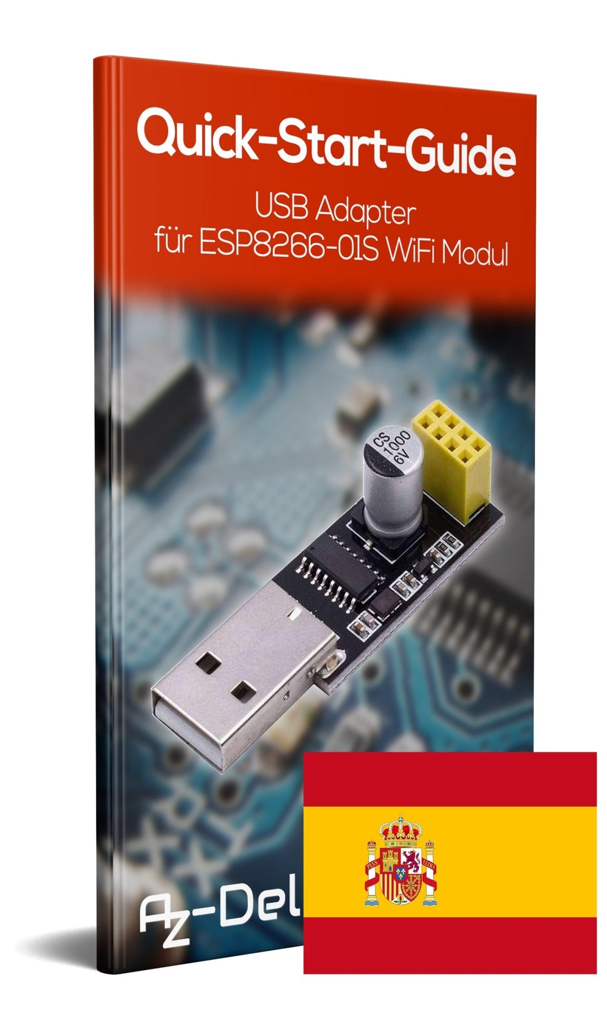 USB-zu-ESP8266 01 Serial Wireless Wifi Module für ESP-01 - AZ-Delivery