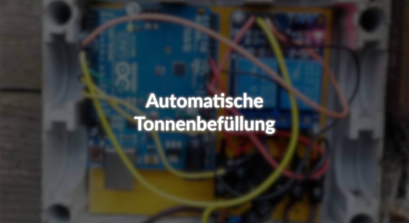 Automatische Tonnenbefüllung - AZ-Delivery