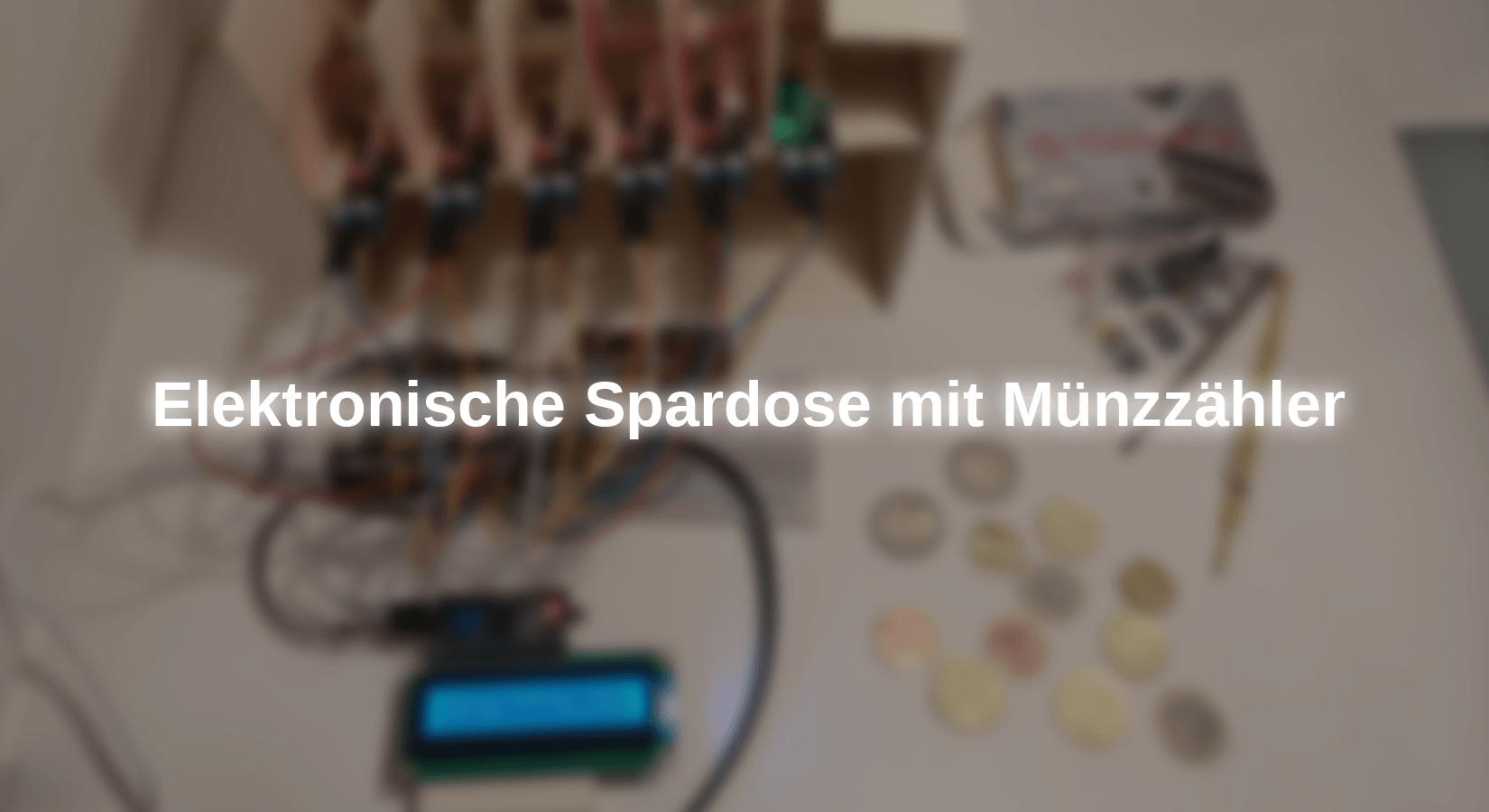 Elektronische Spardose mit Münzzähler - AZ-Delivery