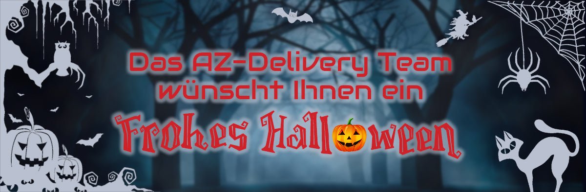 Halloween Kürbis 2.0 - AZ-Delivery