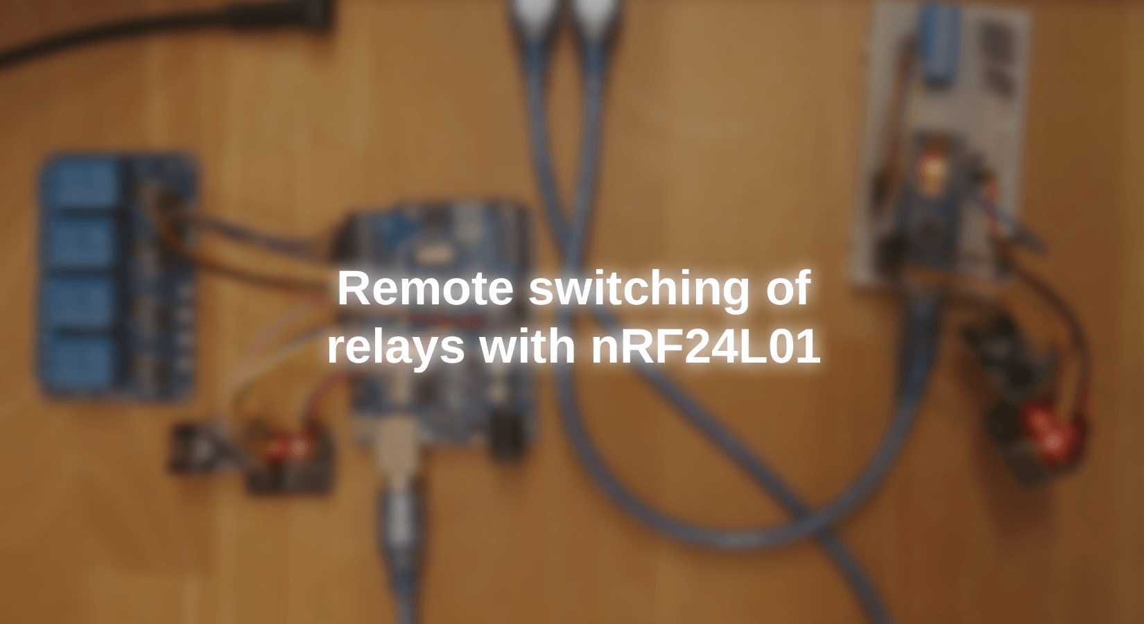 Relais fernschalten mit nRF24L01 - AZ-Delivery