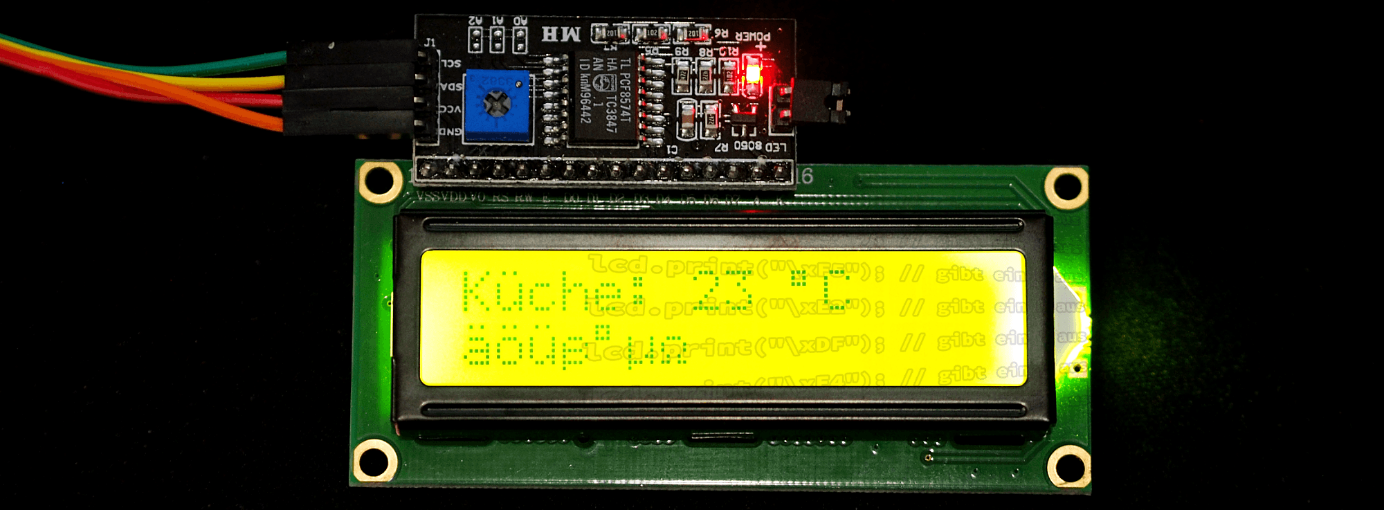 Tipp zum Artikel "Umlaute auf LCD" - AZ-Delivery