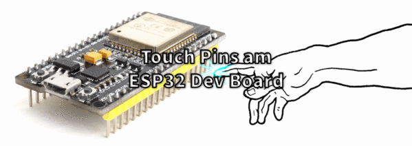 Touch Pins am ESP32 Dev Board - AZ-Delivery