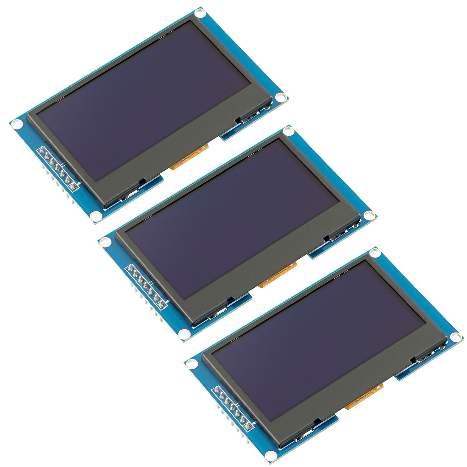 2,42" 128X64 - OLED - Anzeigemodul SPI - 2.42 Zoll OLED Bildschirm kompatibel mit Arduino UNO R3 - Grüne Schrift OLED - AZ - Delivery