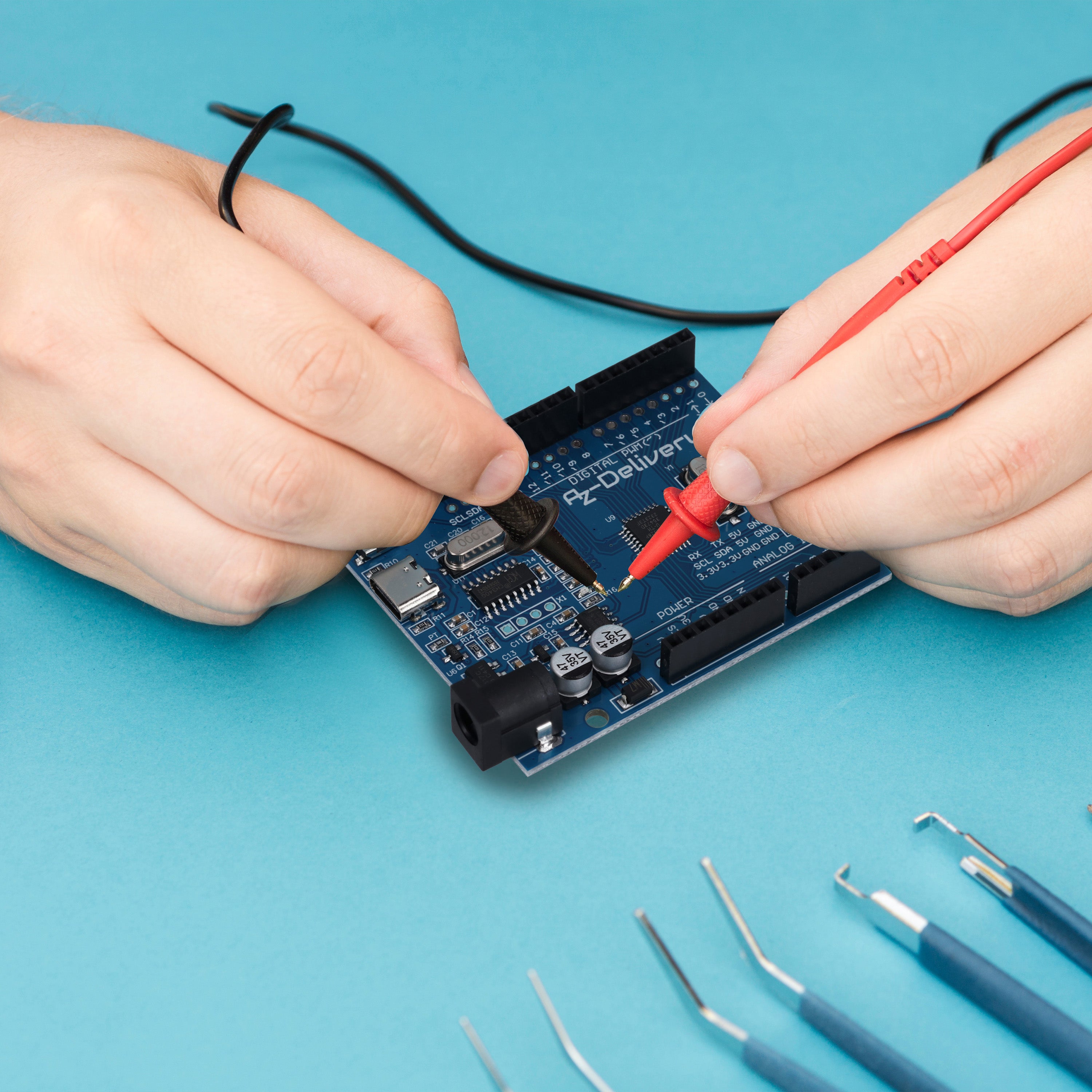 Carte de microcontrôleur AZ-ATmega328 avec port USB-C