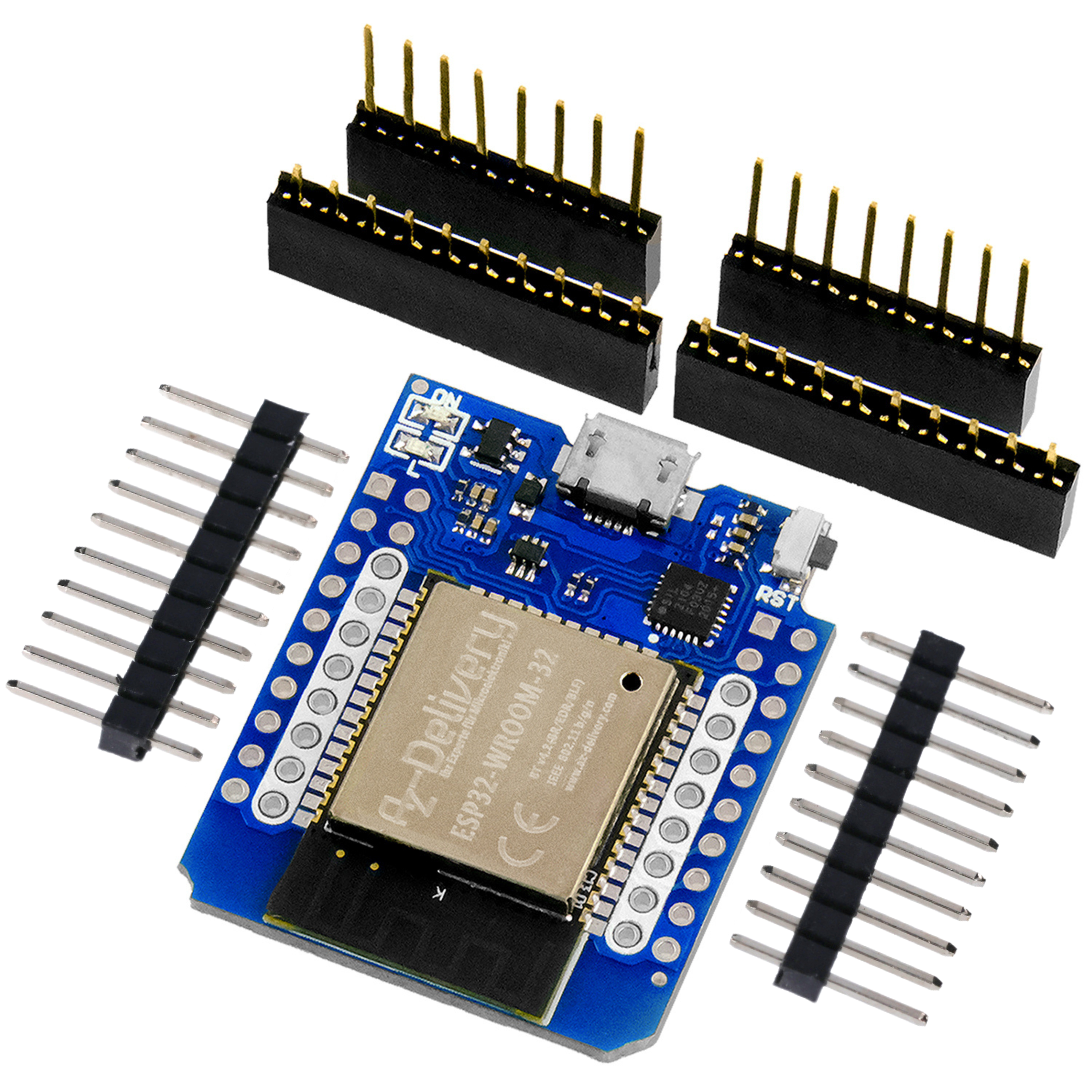 ESP32 D1 Mini NodeMCU WiFi Modul + Bluetooth Internet Entwicklungsboard kompatibel mit Arduino