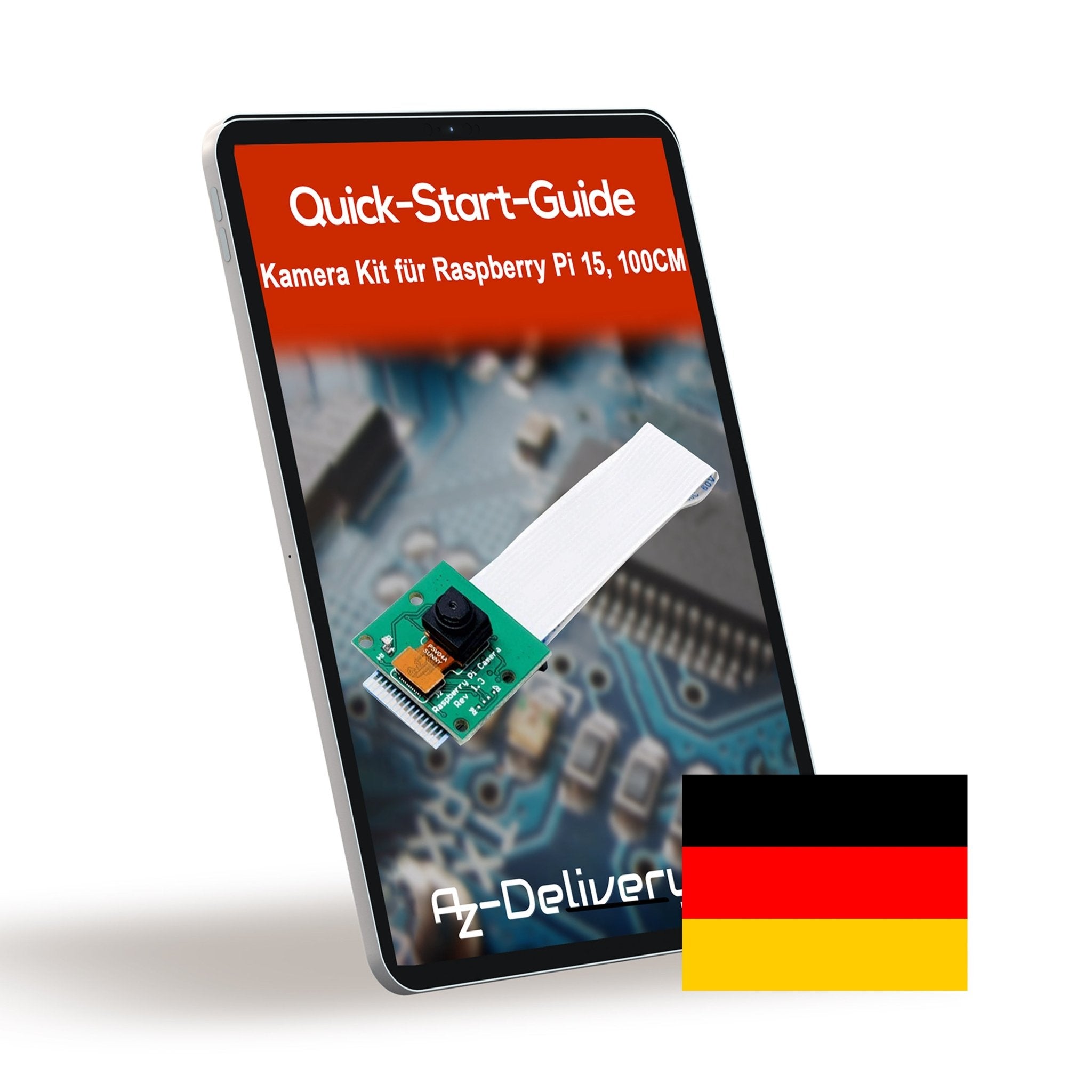 AZDelivery Kamera mit 15cm Flexkabel und 100cm Flexkabel für Raspberry Pi inklusive E - Book! - AZ - Delivery