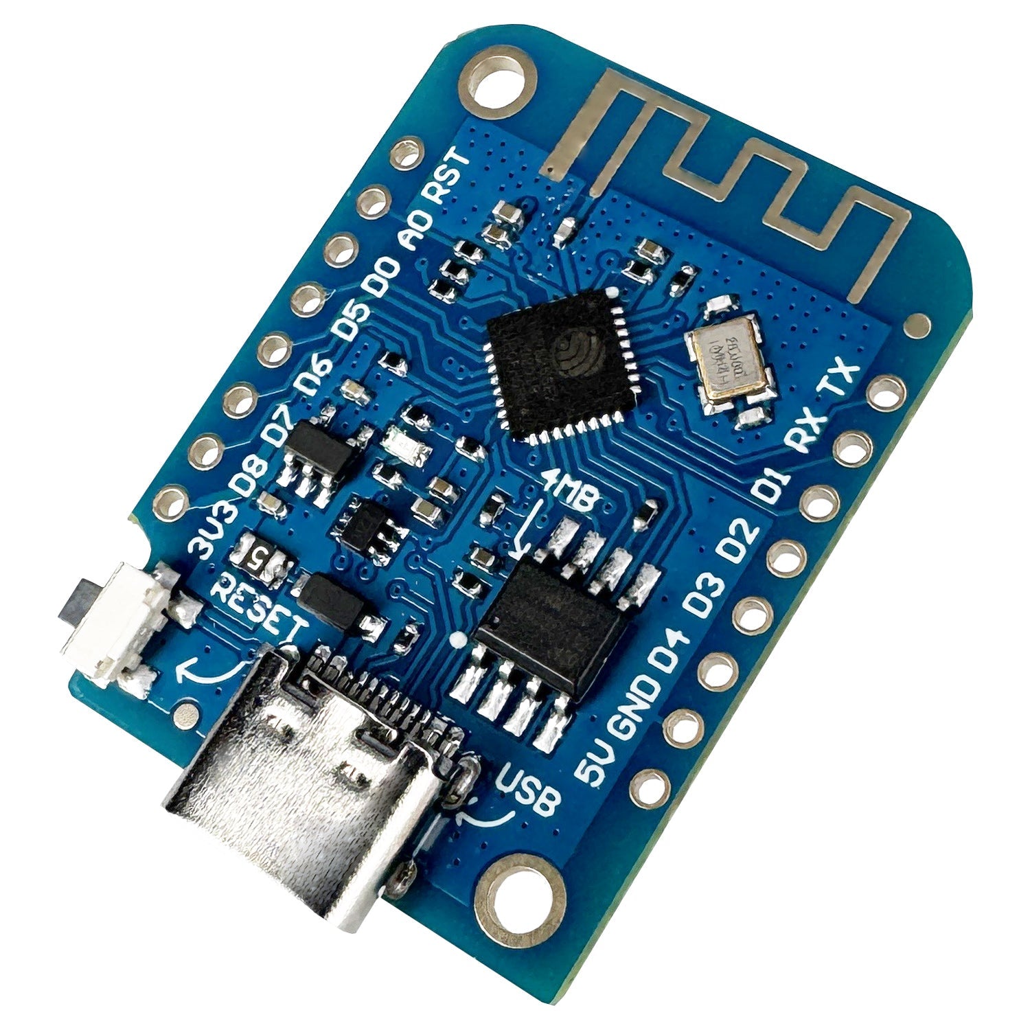 D1 Mini V3 NodeMCU mit ESP8266 - 12F WLAN Modul mit USB - C Anschluss kompatibel mit Arduino - AZ - Delivery