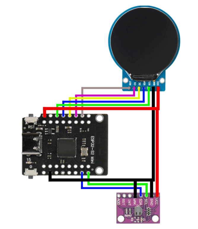 Luftqualitätsüberwachung Display mit ESP32 und CCS811 Sensor - AZ - Delivery