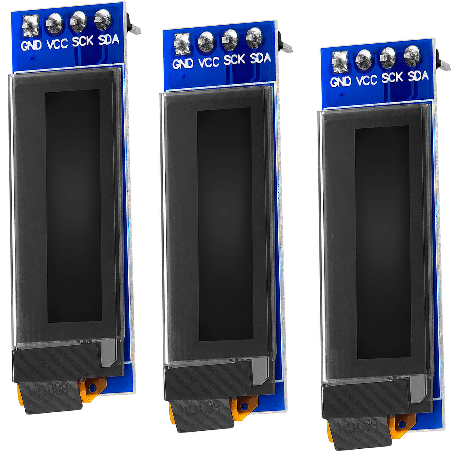 0,91 Zoll OLED I2C Display 128 x 32 Pixel SSD1306 kompatibel mit Arduino und Raspberry Pi