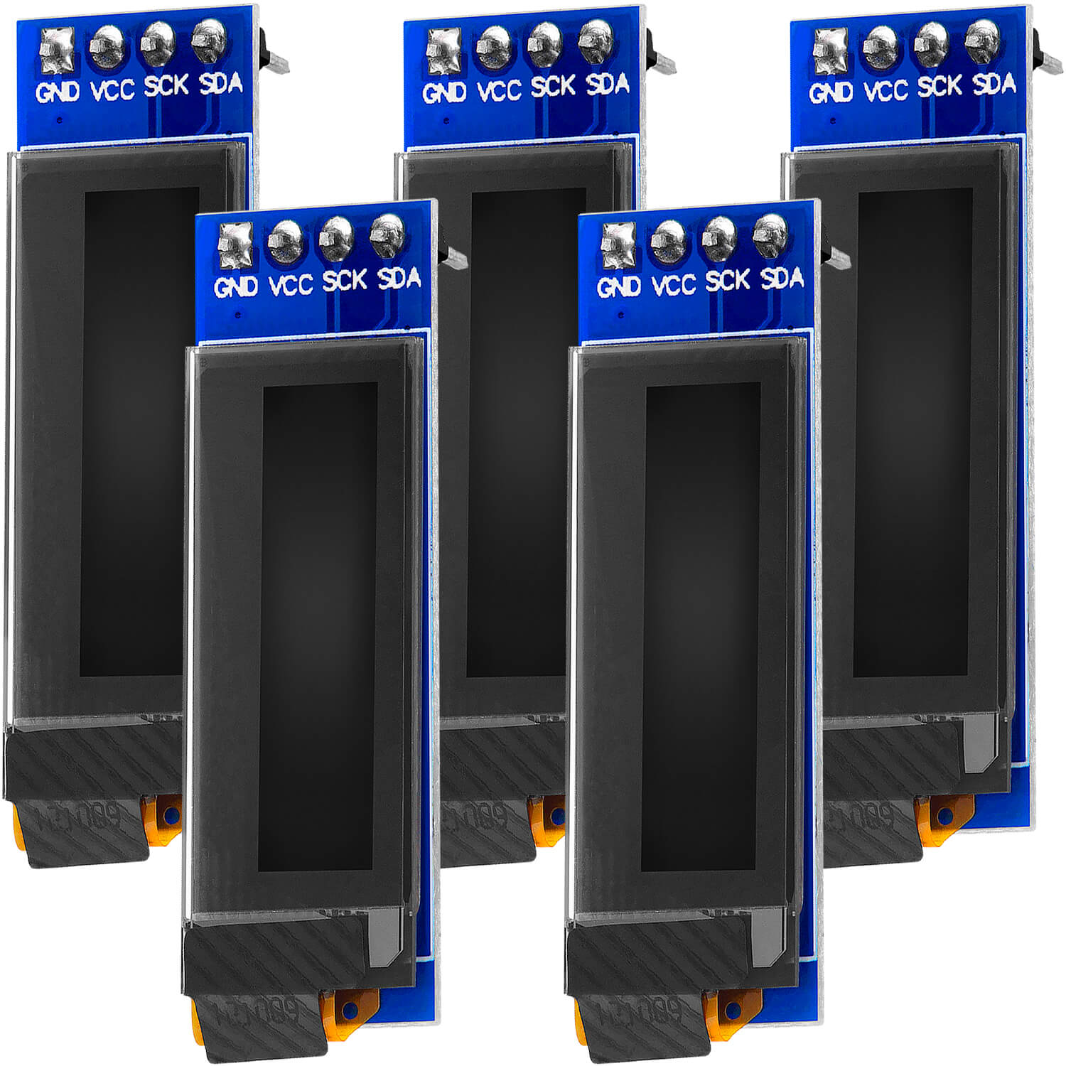 0,91 Zoll OLED I2C Display 128 x 32 Pixel SSD1306 kompatibel mit Arduino und Raspberry Pi