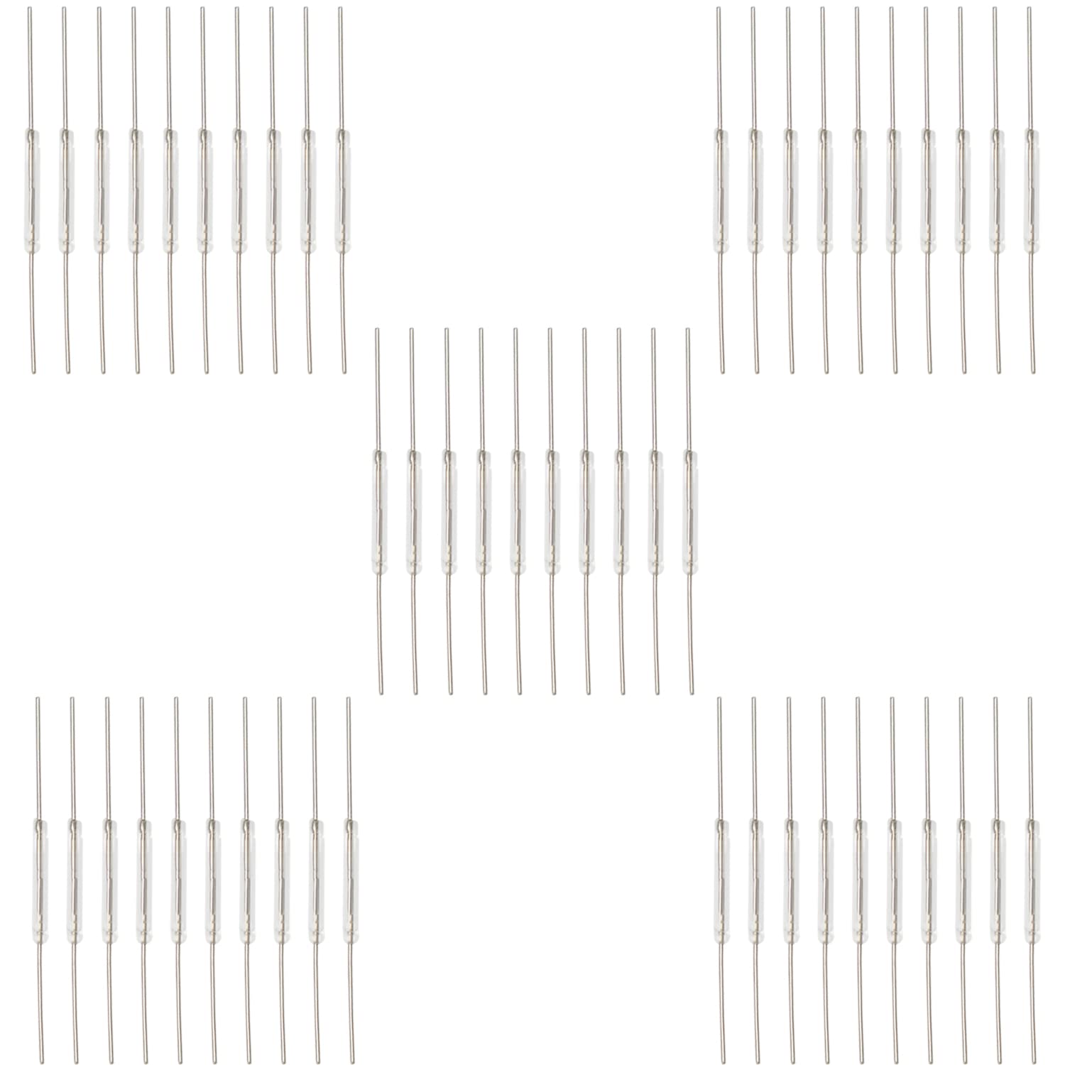 10x N/O Reed Switch Interruttore magnetico 2 * 14mm Interruttore a induzione magnetica per Arduino