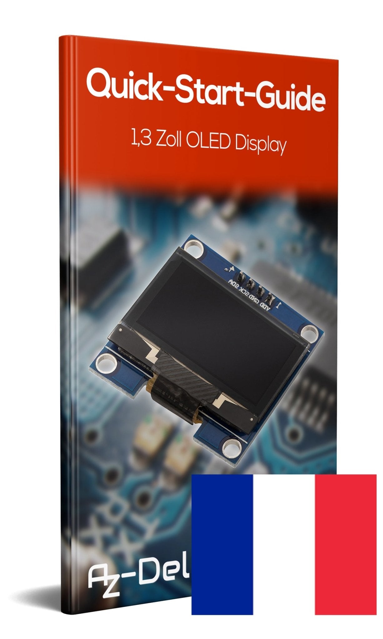 1,3 Zoll OLED I2C 128 x 64 Pixel Display für Raspberry Pi