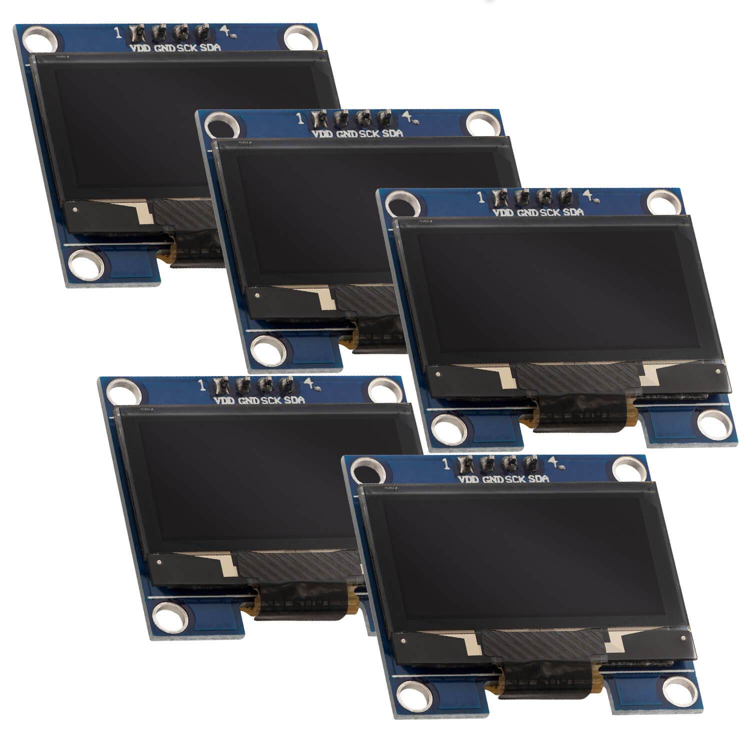 1,3 Zoll OLED I2C 128 x 64 Pixel Display SSD1306 kompatibel mit Arduino und Raspberry Pi