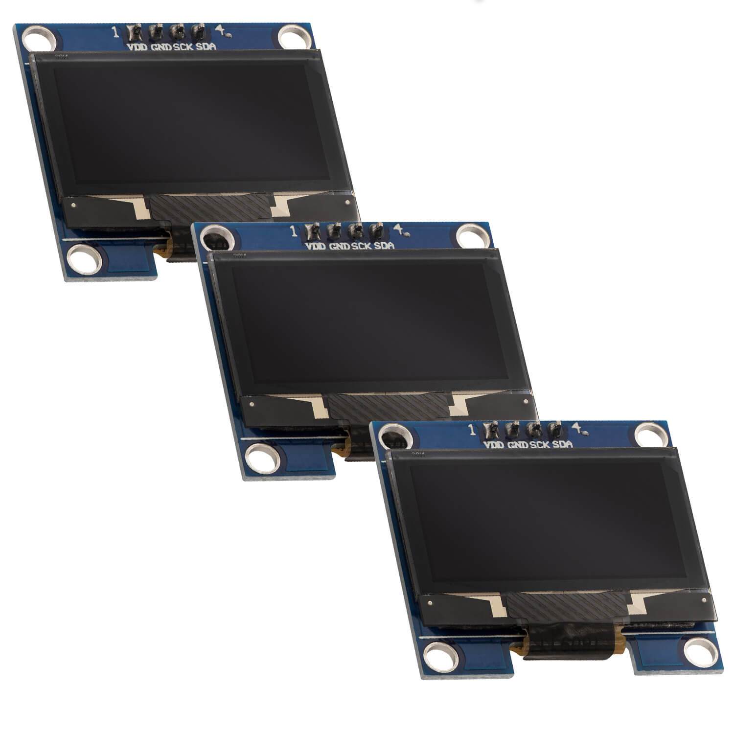 1,3 Zoll OLED I2C 128 x 64 Pixel Display SSD1306 kompatibel mit Arduino und Raspberry Pi