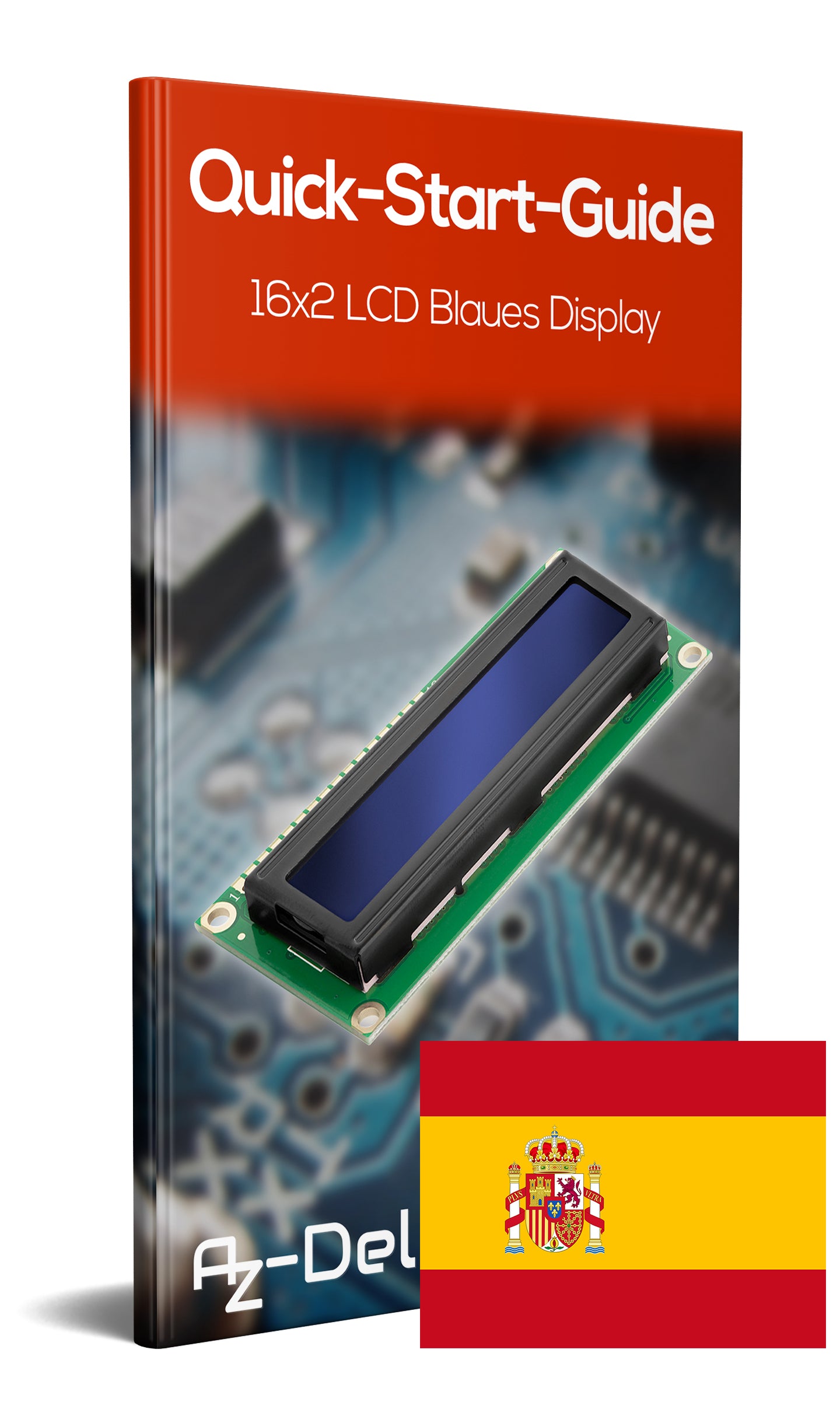 HD44780 1602 LCD Modul Display 2x16 Zeichen (mit blauem Hintergrund)