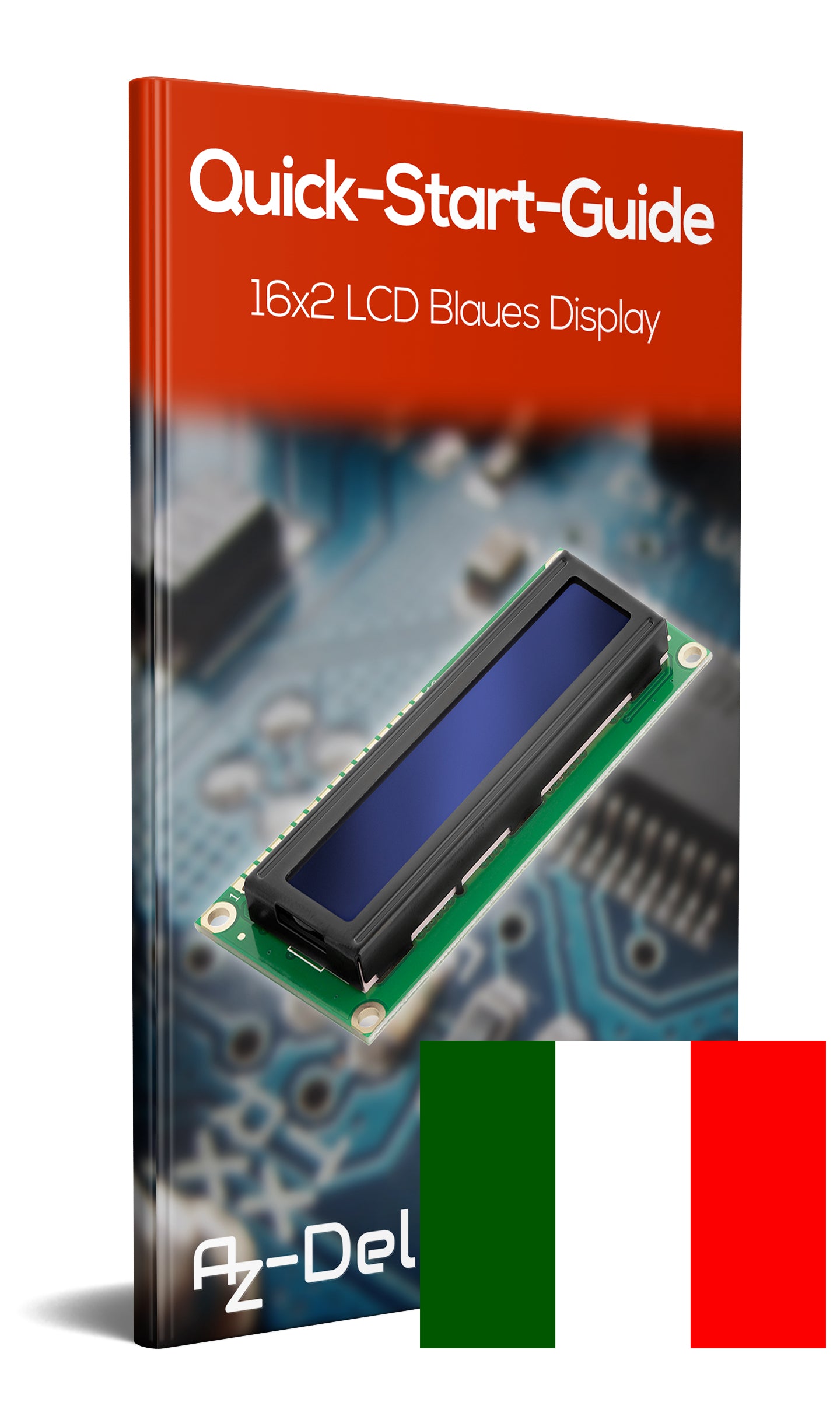 HD44780 1602 LCD Modul Display 2x16 Zeichen (mit blauem Hintergrund)