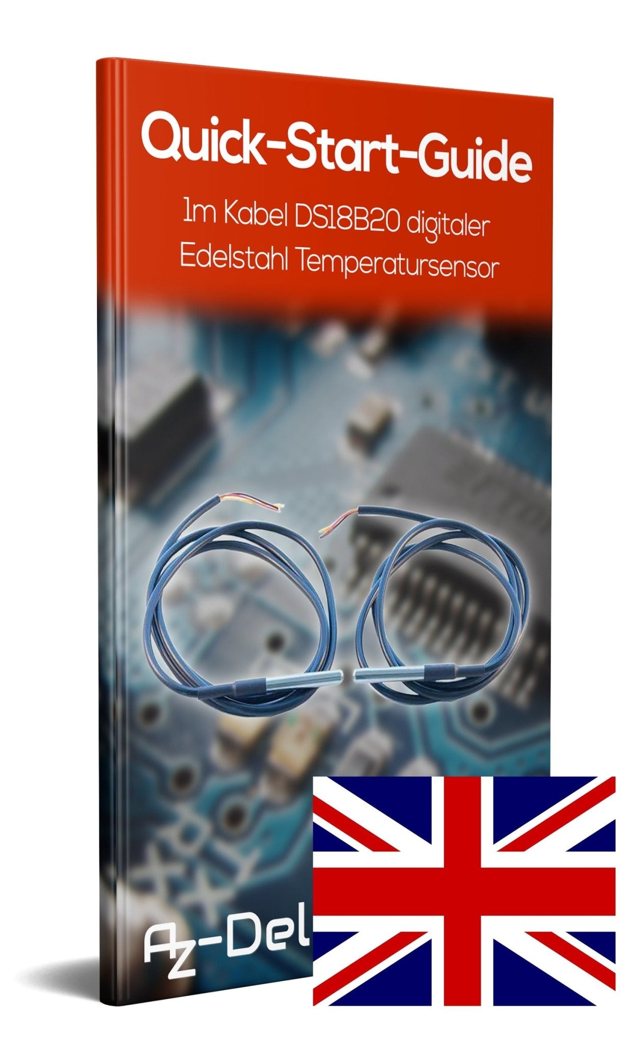 1M Kabel DS18B20 digitaler Edelstahl Temperatursensor Temperaturfühler, wasserdicht für Raspberry Pi