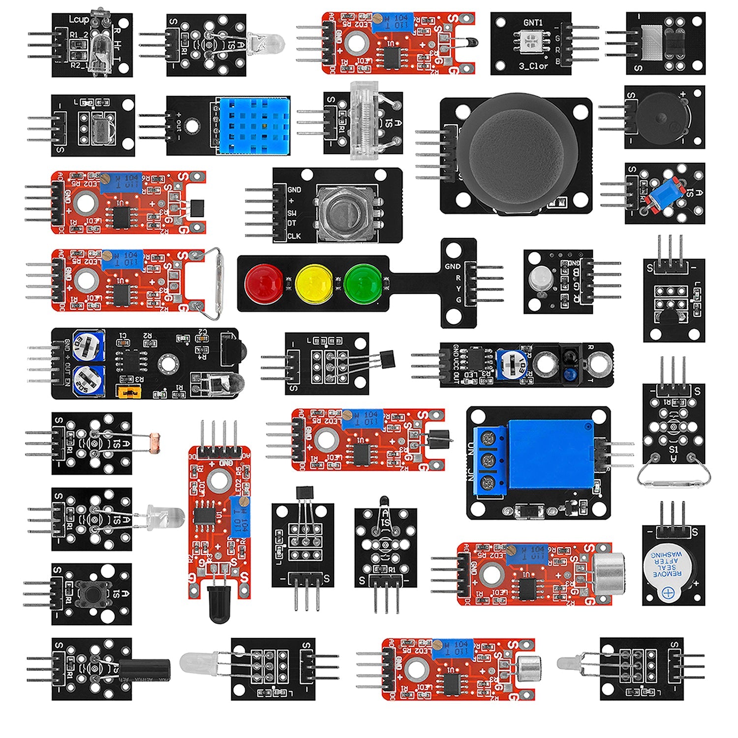 35 en 1 Kit de capteurs Kit de modules et accessoires compatibles avec Arduino et Raspberry Pi